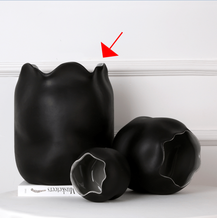 Ceramic Vase/Planter Mh-201061A - Vases - ebarza Furniture UAE | Shop Modern Furniture in Abu Dhabi & Dubai - مفروشات ايبازرا في الامارات | تسوق اثاث عصري وديكورات مميزة في دبي وابوظبي