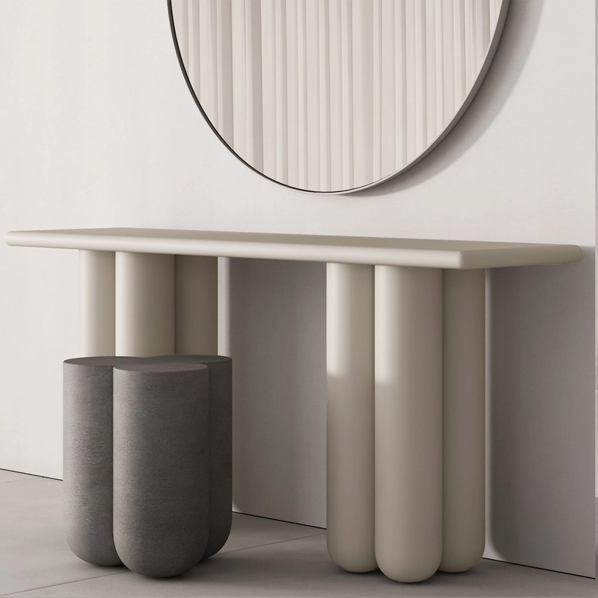 Line & Luxe Console Table MLL-CUS23 - Consoles - ebarza Furniture UAE | Shop Modern Furniture in Abu Dhabi & Dubai - مفروشات ايبازرا في الامارات | تسوق اثاث عصري وديكورات مميزة في دبي وابوظبي
