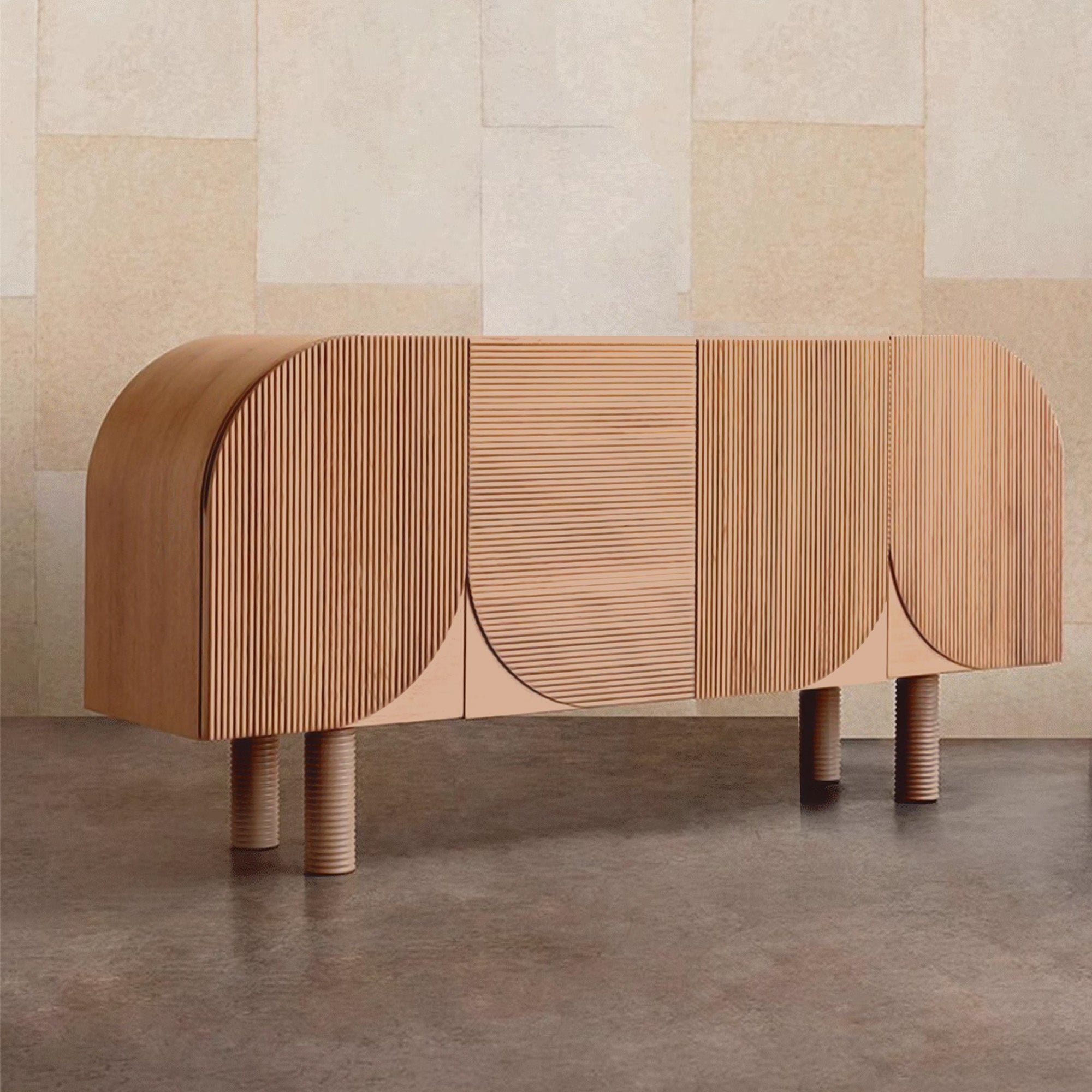 Serene Skyline Sideboard MLL-G07 - Sideboards - ebarza Furniture UAE | Shop Modern Furniture in Abu Dhabi & Dubai - مفروشات ايبازرا في الامارات | تسوق اثاث عصري وديكورات مميزة في دبي وابوظبي