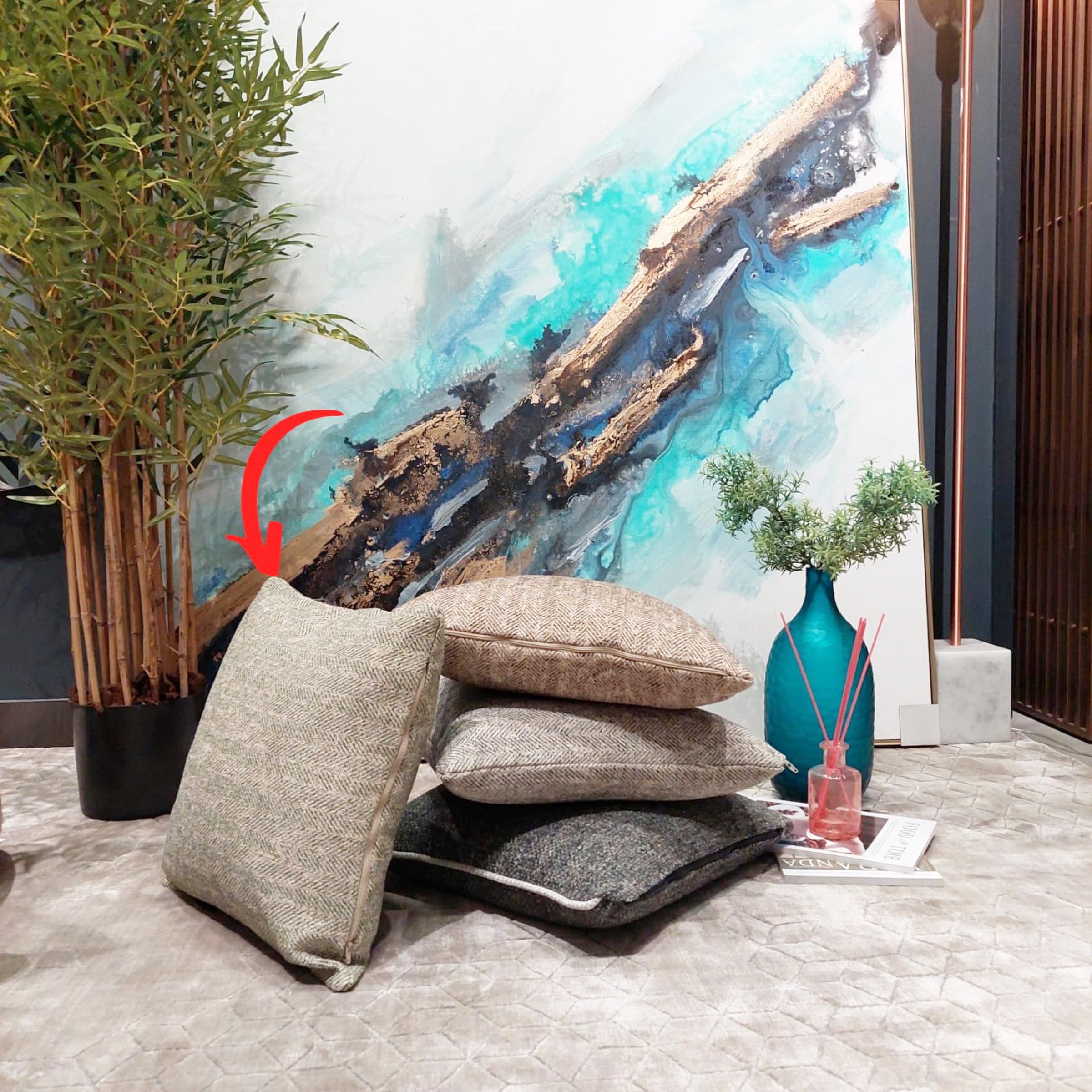 Cosmic Cushion Cover 45X45 Cm Cosmic-D16 - Cushions - ebarza Furniture UAE | Shop Modern Furniture in Abu Dhabi & Dubai - مفروشات ايبازرا في الامارات | تسوق اثاث عصري وديكورات مميزة في دبي وابوظبي