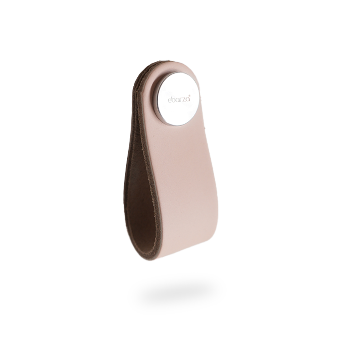 Cowhide Layer & SS Button Knob - 588-Knob-3 - Door Handles - ebarza Furniture UAE | Shop Modern Furniture in Abu Dhabi & Dubai - مفروشات ايبازرا في الامارات | تسوق اثاث عصري وديكورات مميزة في دبي وابوظبي