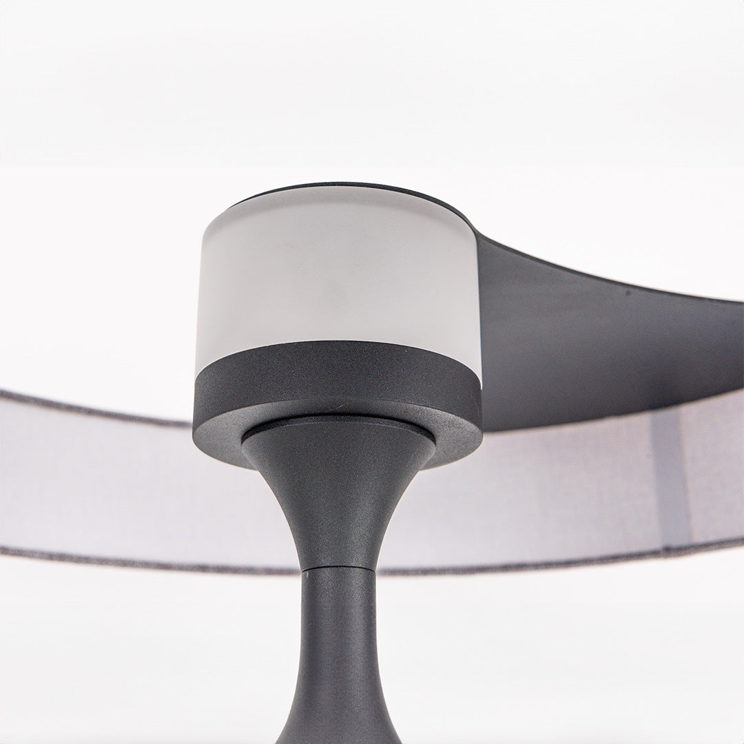 Crescent LED 155x45 Metal Aluminum Fabric Floor Lamp Crescent-02FL - Floor Lamps - ebarza Furniture UAE | Shop Modern Furniture in Abu Dhabi & Dubai - مفروشات ايبازرا في الامارات | تسوق اثاث عصري وديكورات مميزة في دبي وابوظبي