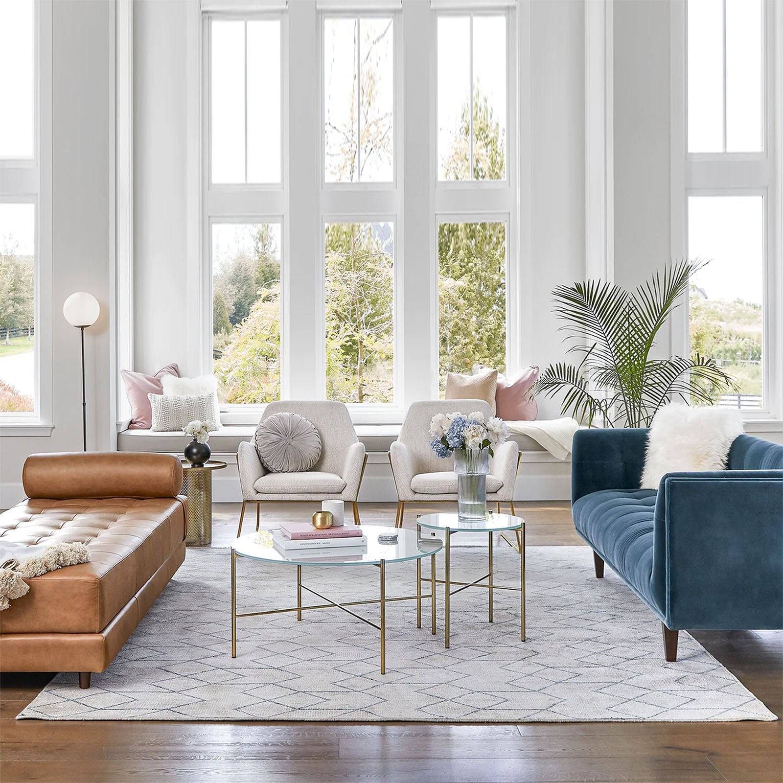 D150 Cm Hovenia Handmade Silk Rug Hovenia-Hn-11-D150 - Rugs - ebarza Furniture UAE | Shop Modern Furniture in Abu Dhabi & Dubai - مفروشات ايبازرا في الامارات | تسوق اثاث عصري وديكورات مميزة في دبي وابوظبي