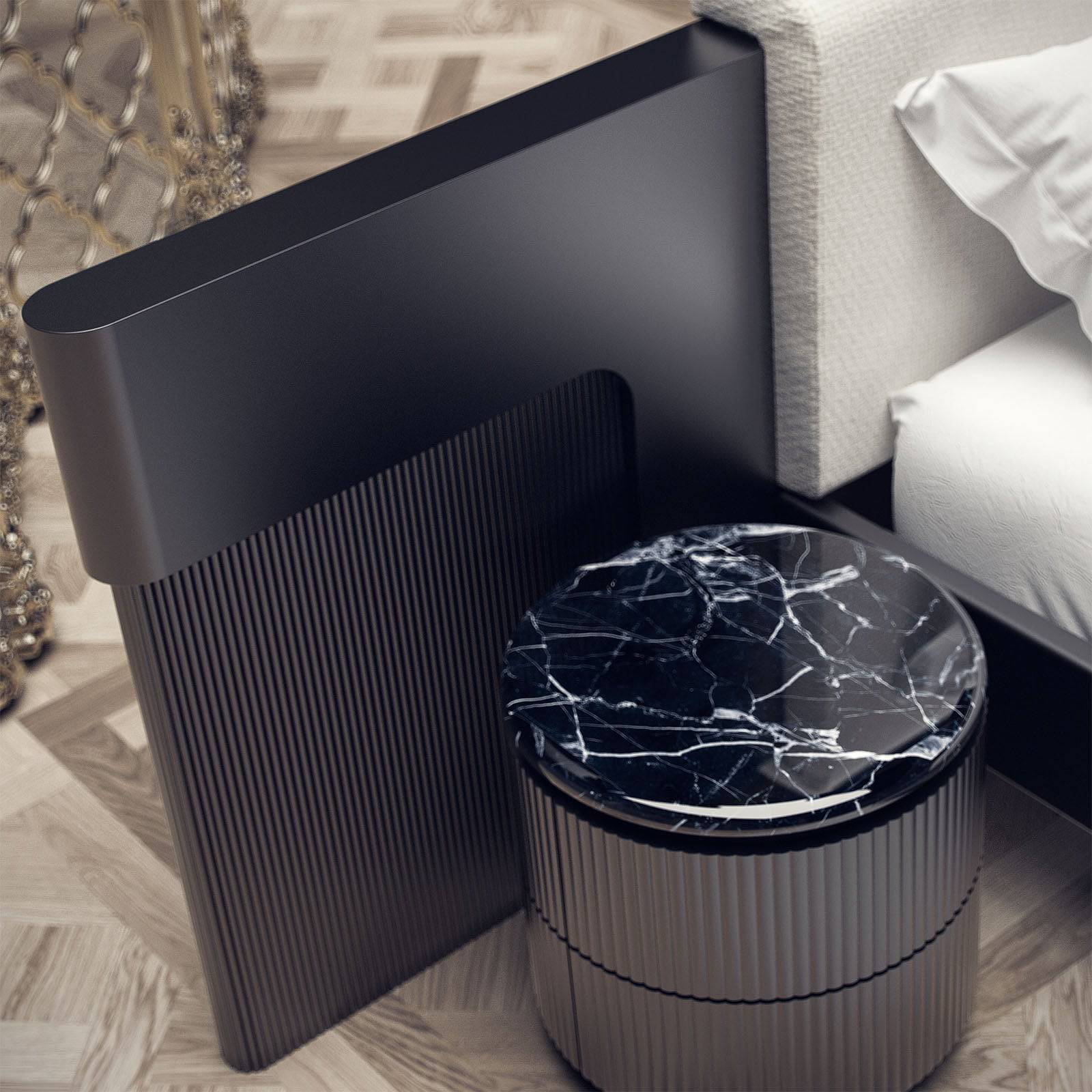 Display Item - Dali King Size Bedstead Dali-Bed Nakheel - DISPLAY ITEM - ebarza Furniture UAE | Shop Modern Furniture in Abu Dhabi & Dubai - مفروشات ايبازرا في الامارات | تسوق اثاث عصري وديكورات مميزة في دبي وابوظبي