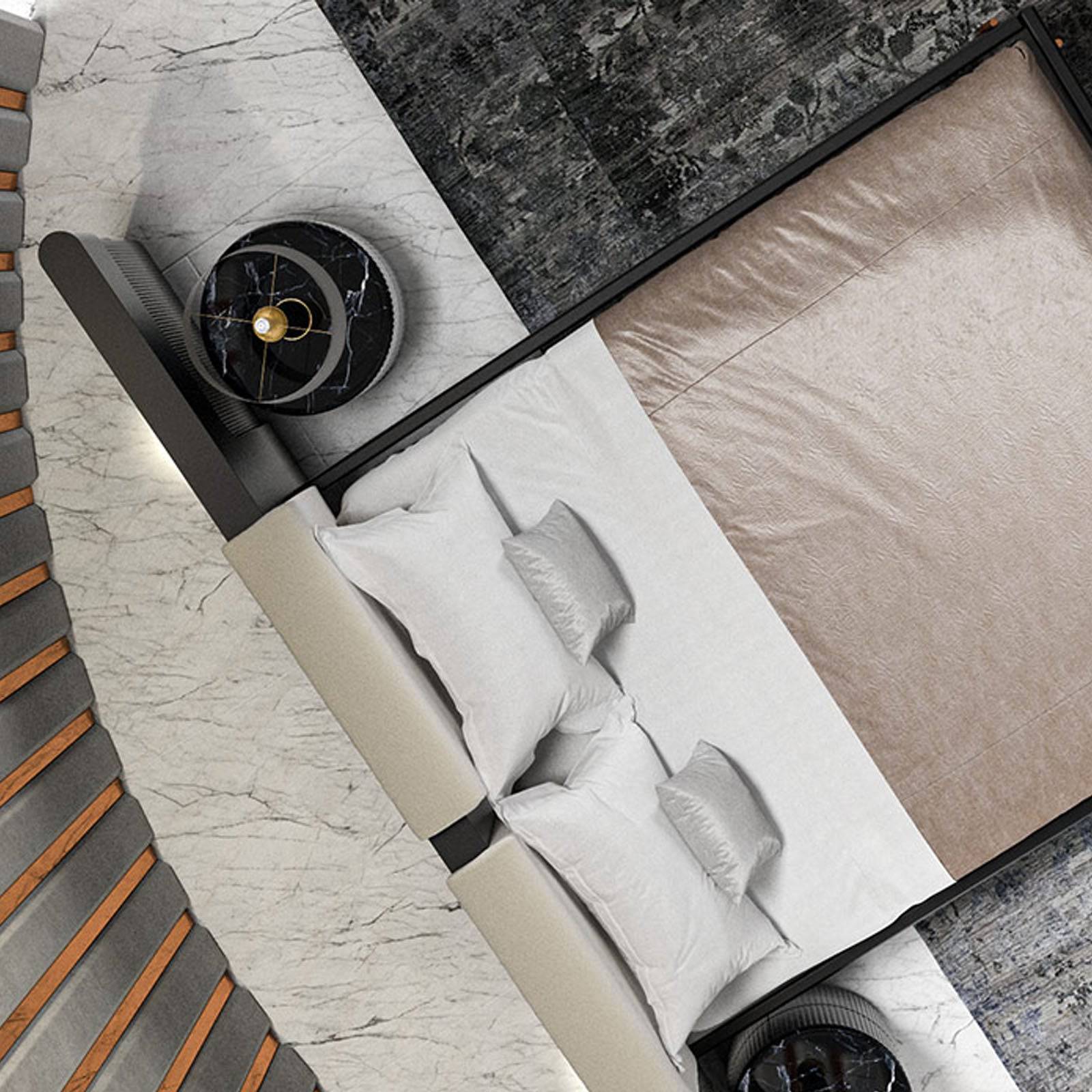 Display Item - Dali King Size Bedstead Dali-Bed Nakheel - DISPLAY ITEM - ebarza Furniture UAE | Shop Modern Furniture in Abu Dhabi & Dubai - مفروشات ايبازرا في الامارات | تسوق اثاث عصري وديكورات مميزة في دبي وابوظبي