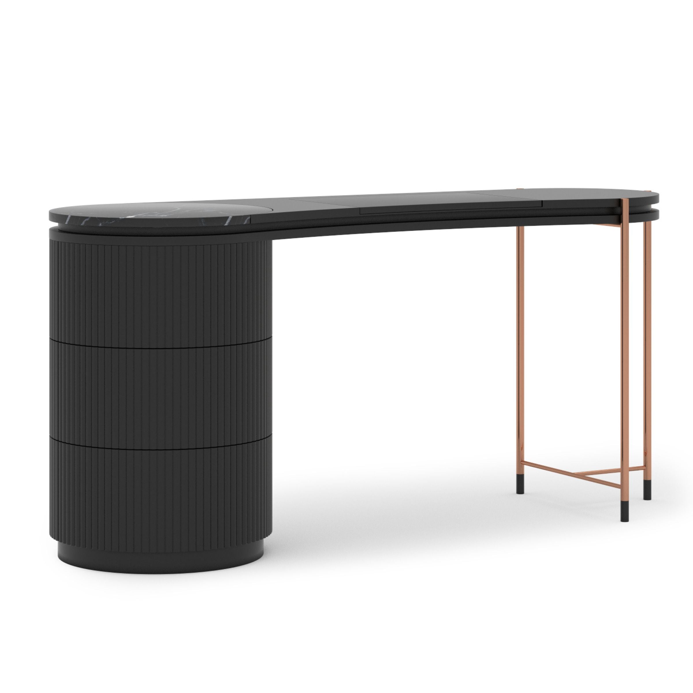 Display Item - Dali Marble Dresser + Mirror Nakheel - DISPLAY ITEM - ebarza Furniture UAE | Shop Modern Furniture in Abu Dhabi & Dubai - مفروشات ايبازرا في الامارات | تسوق اثاث عصري وديكورات مميزة في دبي وابوظبي