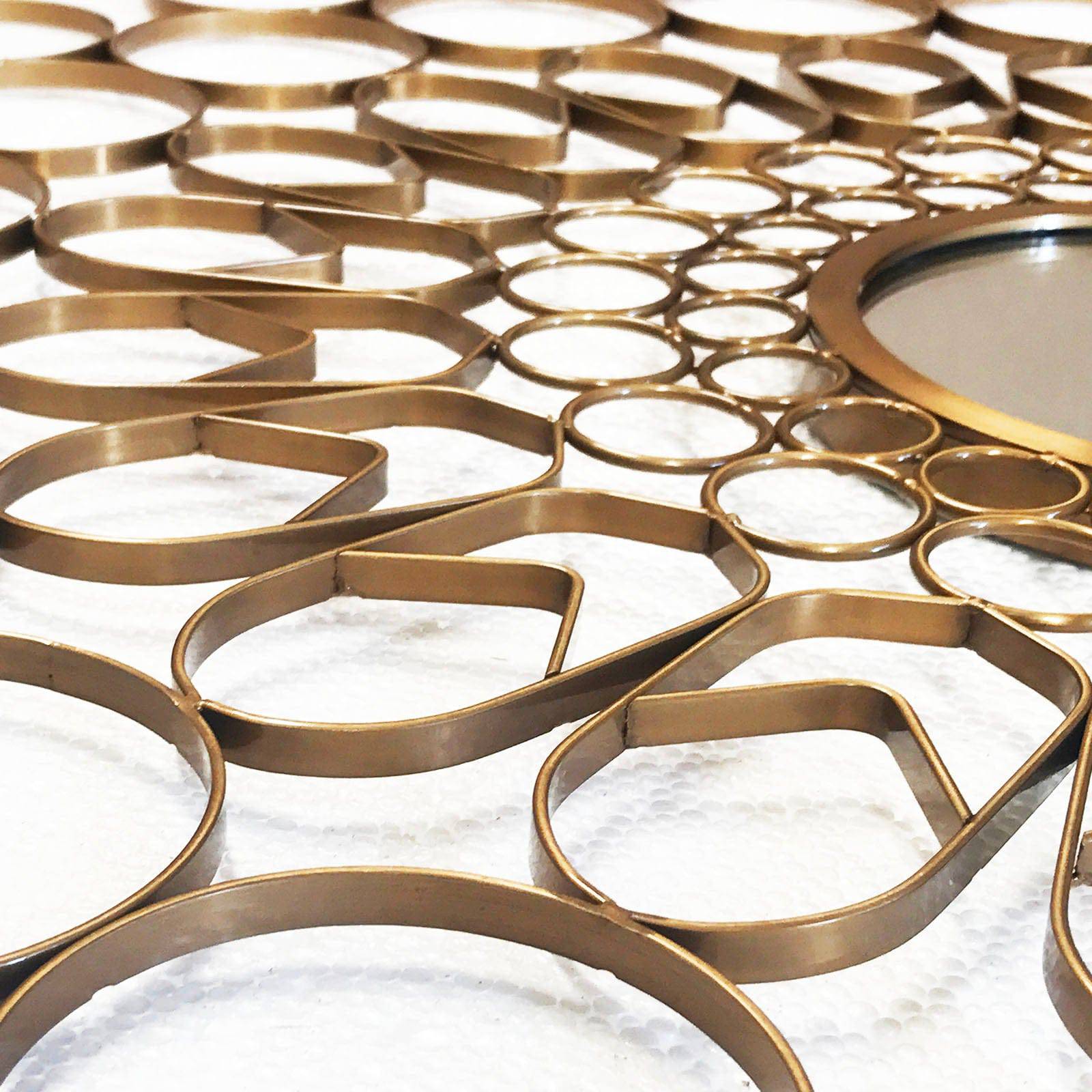 Decorative Mirror 80Cm 170401 - Mirror - ebarza Furniture UAE | Shop Modern Furniture in Abu Dhabi & Dubai - مفروشات ايبازرا في الامارات | تسوق اثاث عصري وديكورات مميزة في دبي وابوظبي