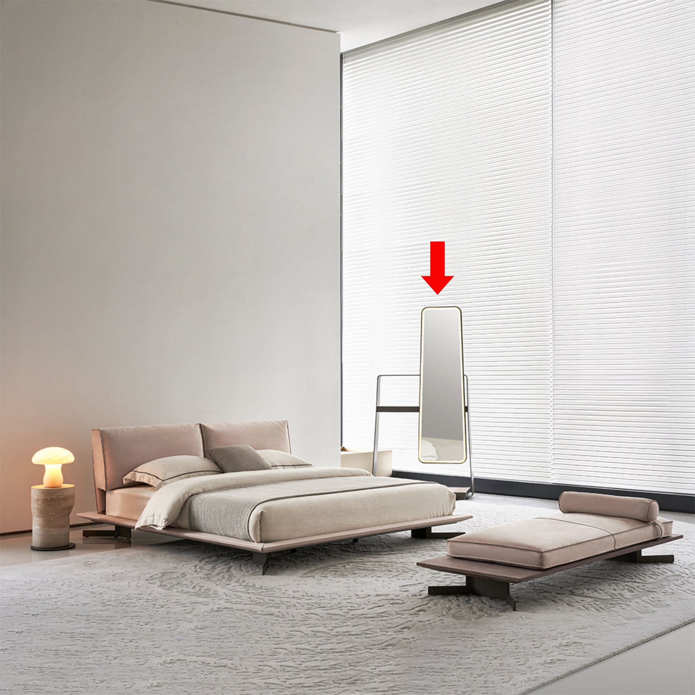 Desert Hanging Mirror BMBO-ZJ80111 - Hangers - ebarza Furniture UAE | Shop Modern Furniture in Abu Dhabi & Dubai - مفروشات ايبازرا في الامارات | تسوق اثاث عصري وديكورات مميزة في دبي وابوظبي