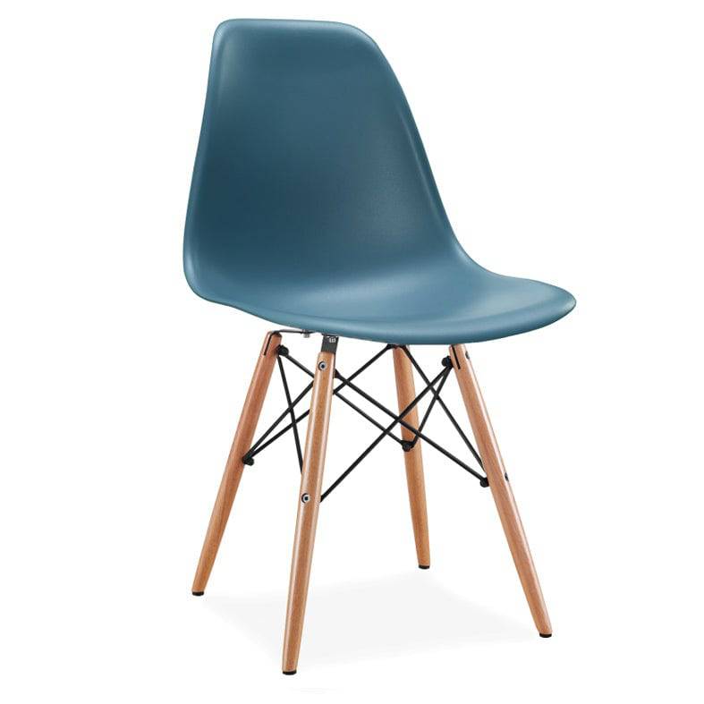 Dining Chair- Plastic- Pc-016Wp-Wood-N - Chairs - ebarza Furniture UAE | Shop Modern Furniture in Abu Dhabi & Dubai - مفروشات ايبازرا في الامارات | تسوق اثاث عصري وديكورات مميزة في دبي وابوظبي