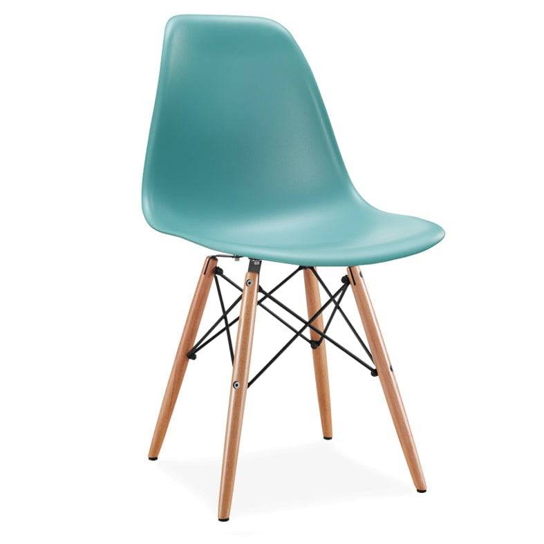 Dining Chair- Plastic- Pc-016Wp-Wood-N - Chairs - ebarza Furniture UAE | Shop Modern Furniture in Abu Dhabi & Dubai - مفروشات ايبازرا في الامارات | تسوق اثاث عصري وديكورات مميزة في دبي وابوظبي