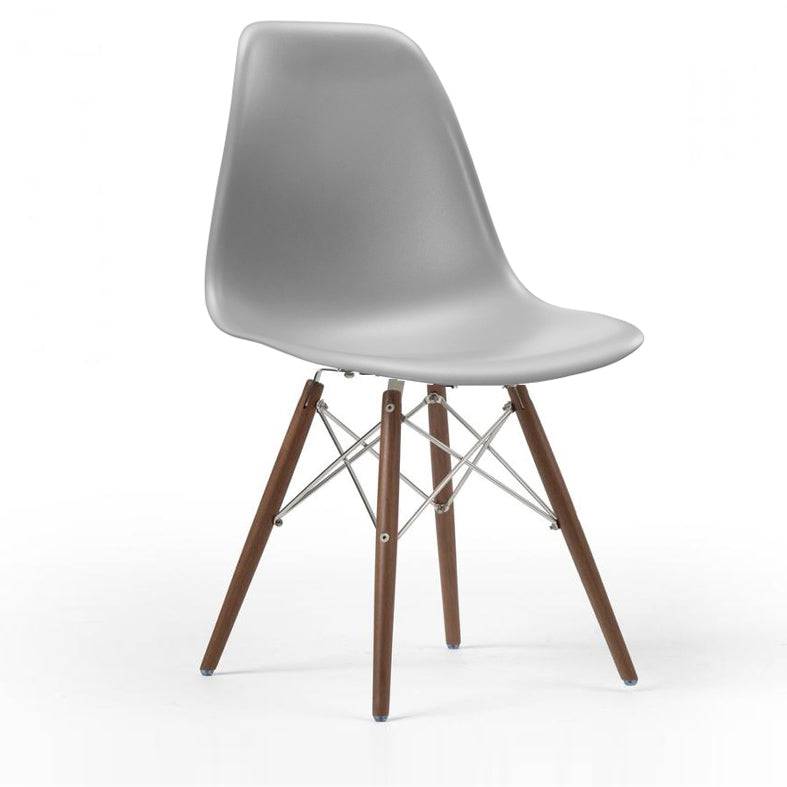 Dining Chair- Plastic- Pc-016Wp-Wood-W - Chairs - ebarza Furniture UAE | Shop Modern Furniture in Abu Dhabi & Dubai - مفروشات ايبازرا في الامارات | تسوق اثاث عصري وديكورات مميزة في دبي وابوظبي