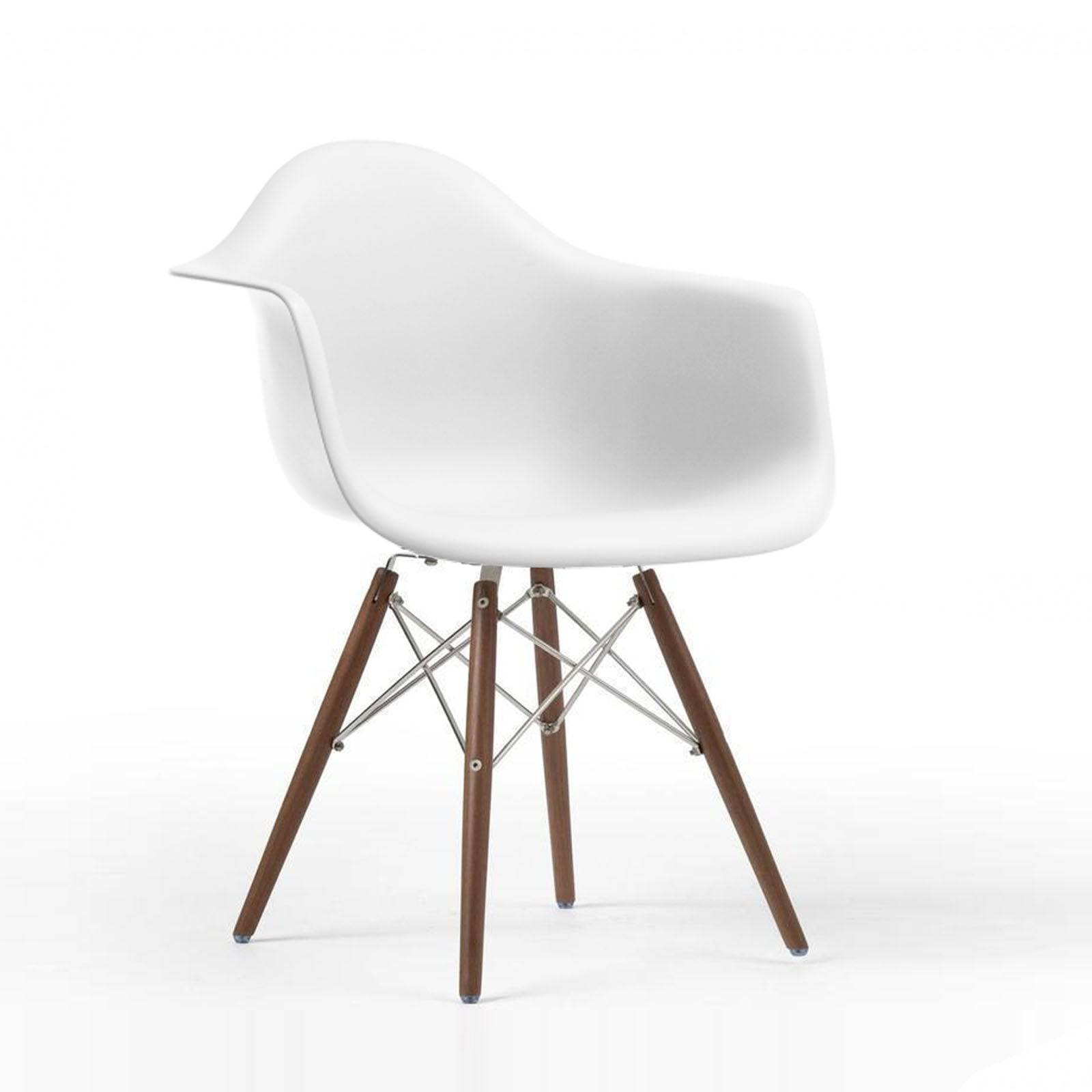 Dinning Chair- Plastic- Pc-018W-W - Chairs - ebarza Furniture UAE | Shop Modern Furniture in Abu Dhabi & Dubai - مفروشات ايبازرا في الامارات | تسوق اثاث عصري وديكورات مميزة في دبي وابوظبي