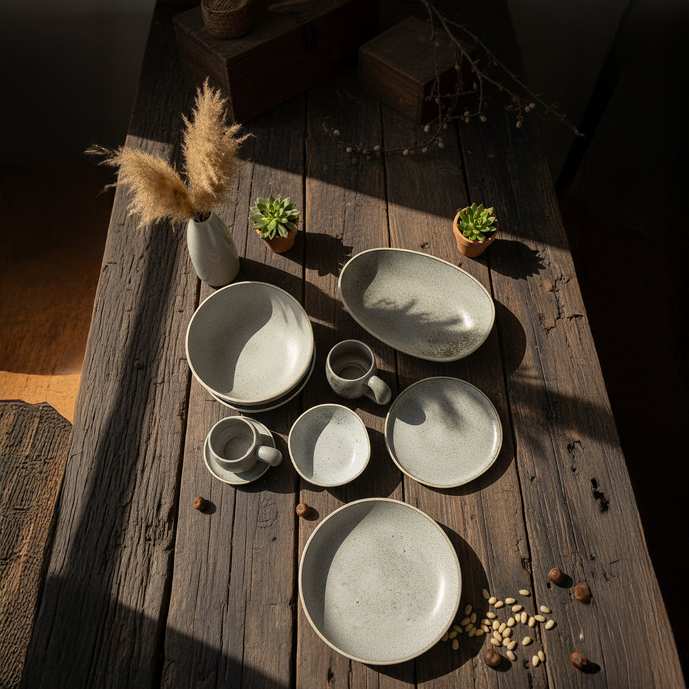 Dinnerware & Stoneware Salad Dessert And Cereal Bowl E837-B-04209 6 - Bowls - ebarza Furniture UAE | Shop Modern Furniture in Abu Dhabi & Dubai - مفروشات ايبازرا في الامارات | تسوق اثاث عصري وديكورات مميزة في دبي وابوظبي