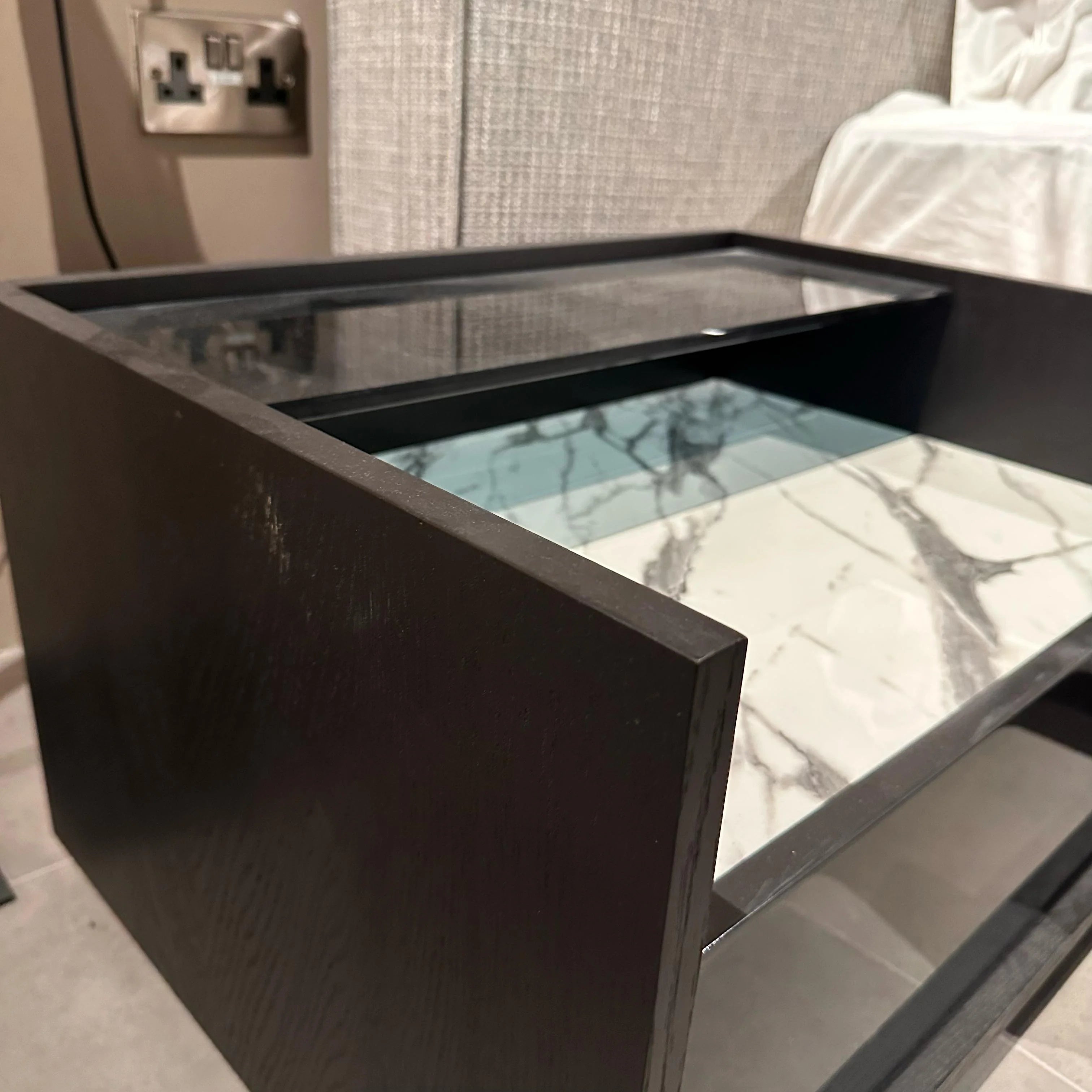 Display Item - 2X COLLECT Grey Bedside Tables YLCG-BNS - YAS - DISPLAY ITEM - ebarza Furniture UAE | Shop Modern Furniture in Abu Dhabi & Dubai - مفروشات ايبازرا في الامارات | تسوق اثاث عصري وديكورات مميزة في دبي وابوظبي