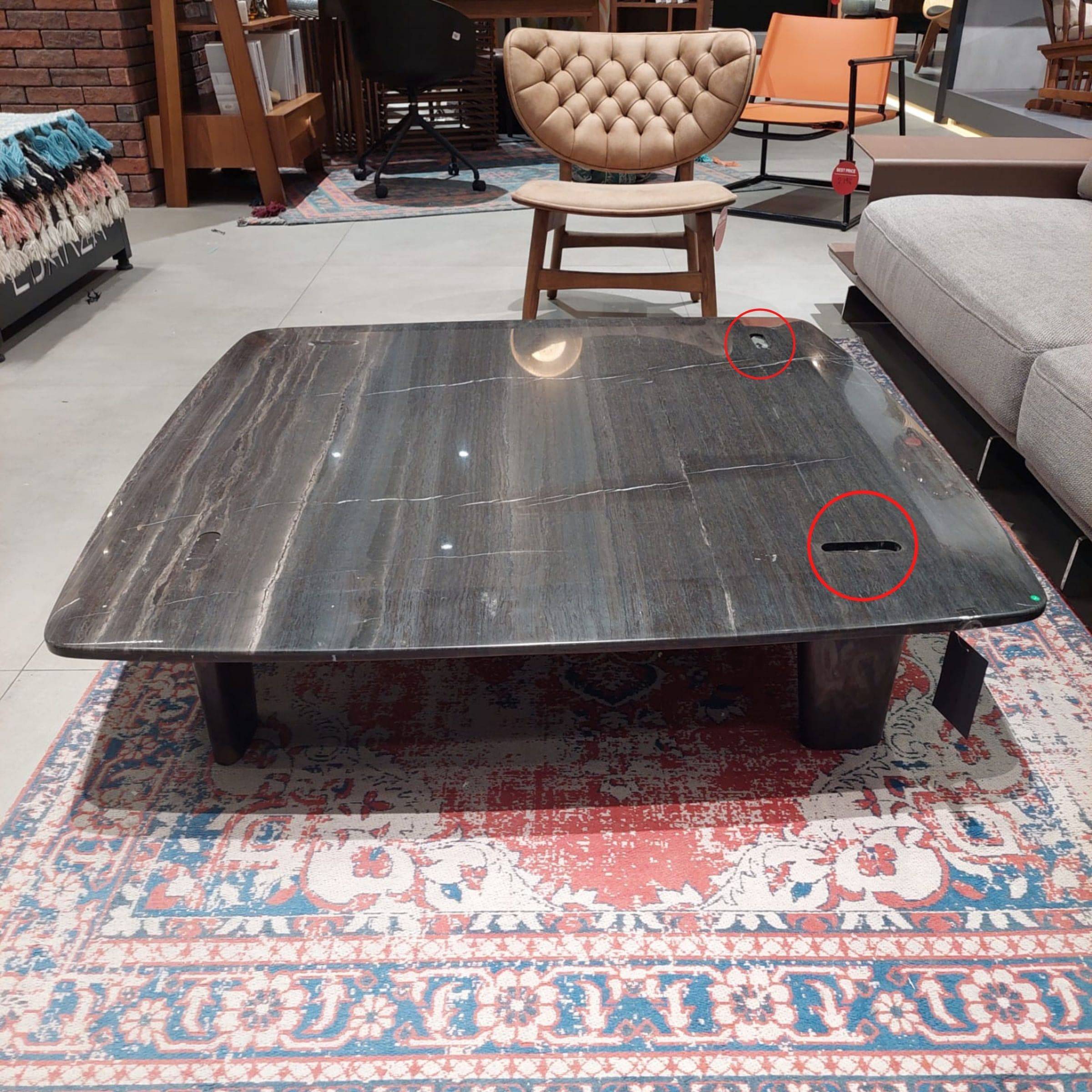 Display-Item Bulk Natural Marble Table 361Ct - DISPLAY ITEM - ebarza Furniture UAE | Shop Modern Furniture in Abu Dhabi & Dubai - مفروشات ايبازرا في الامارات | تسوق اثاث عصري وديكورات مميزة في دبي وابوظبي