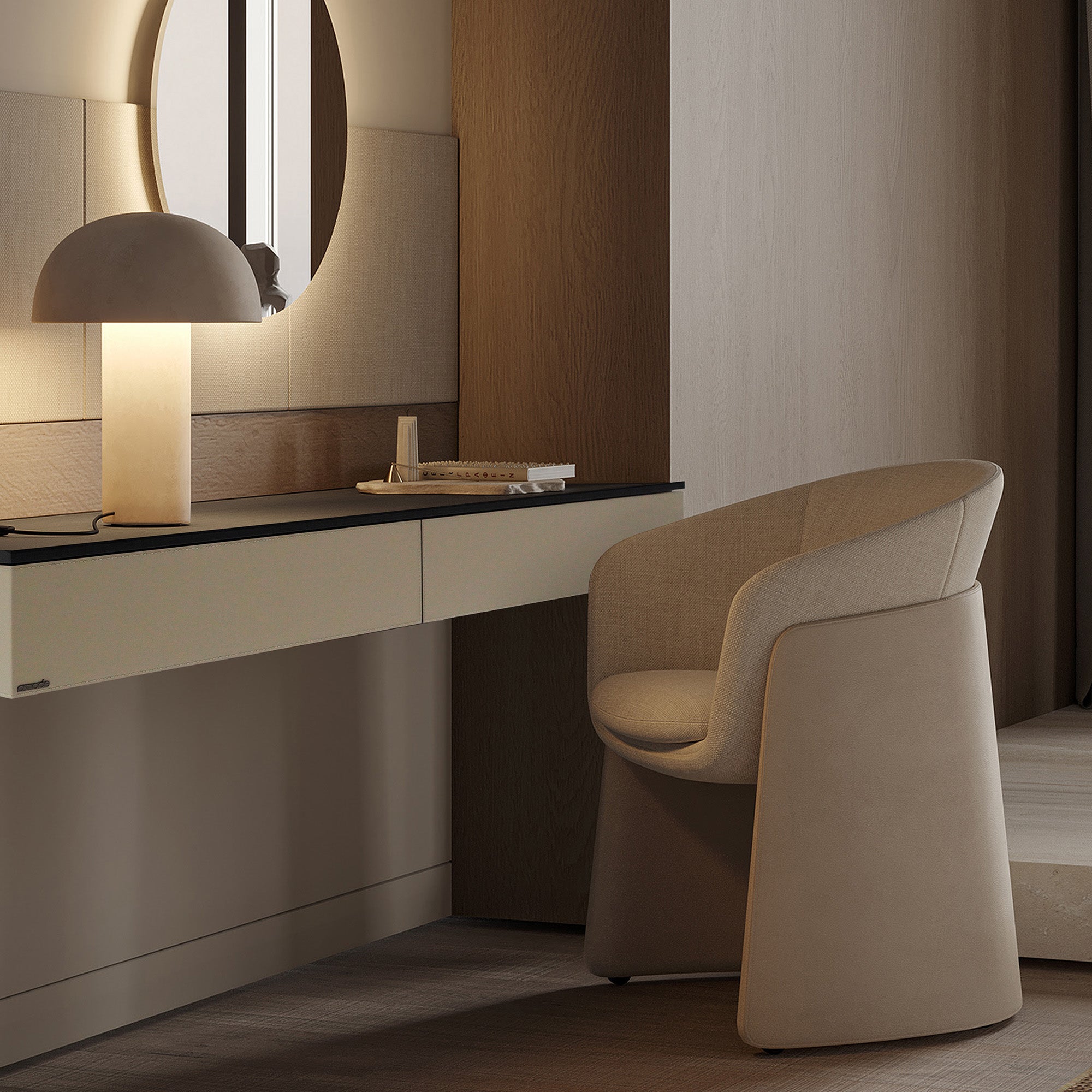 Suspended / Hanged Modular Wall Unit / Dresser / TV Unit 160CM MLL-CUS01-M5 Beige - Storage/TV Unites - ebarza Furniture UAE | Shop Modern Furniture in Abu Dhabi & Dubai - مفروشات ايبازرا في الامارات | تسوق اثاث عصري وديكورات مميزة في دبي وابوظبي