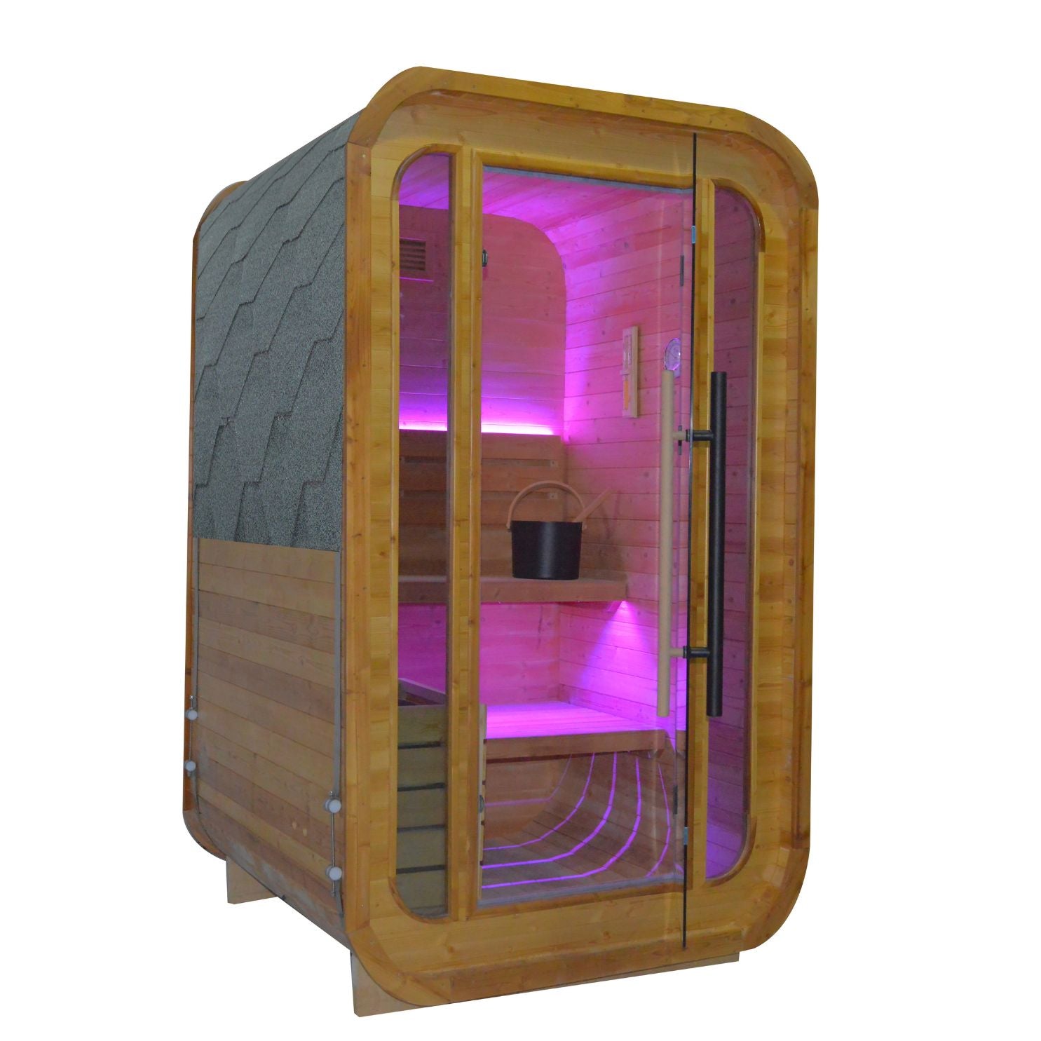 EBARZA Indoor/outdoor SAUNA ROOM LM-BR200TD - Sauna Room - ebarza Furniture UAE | Shop Modern Furniture in Abu Dhabi & Dubai - مفروشات ايبازرا في الامارات | تسوق اثاث عصري وديكورات مميزة في دبي وابوظبي