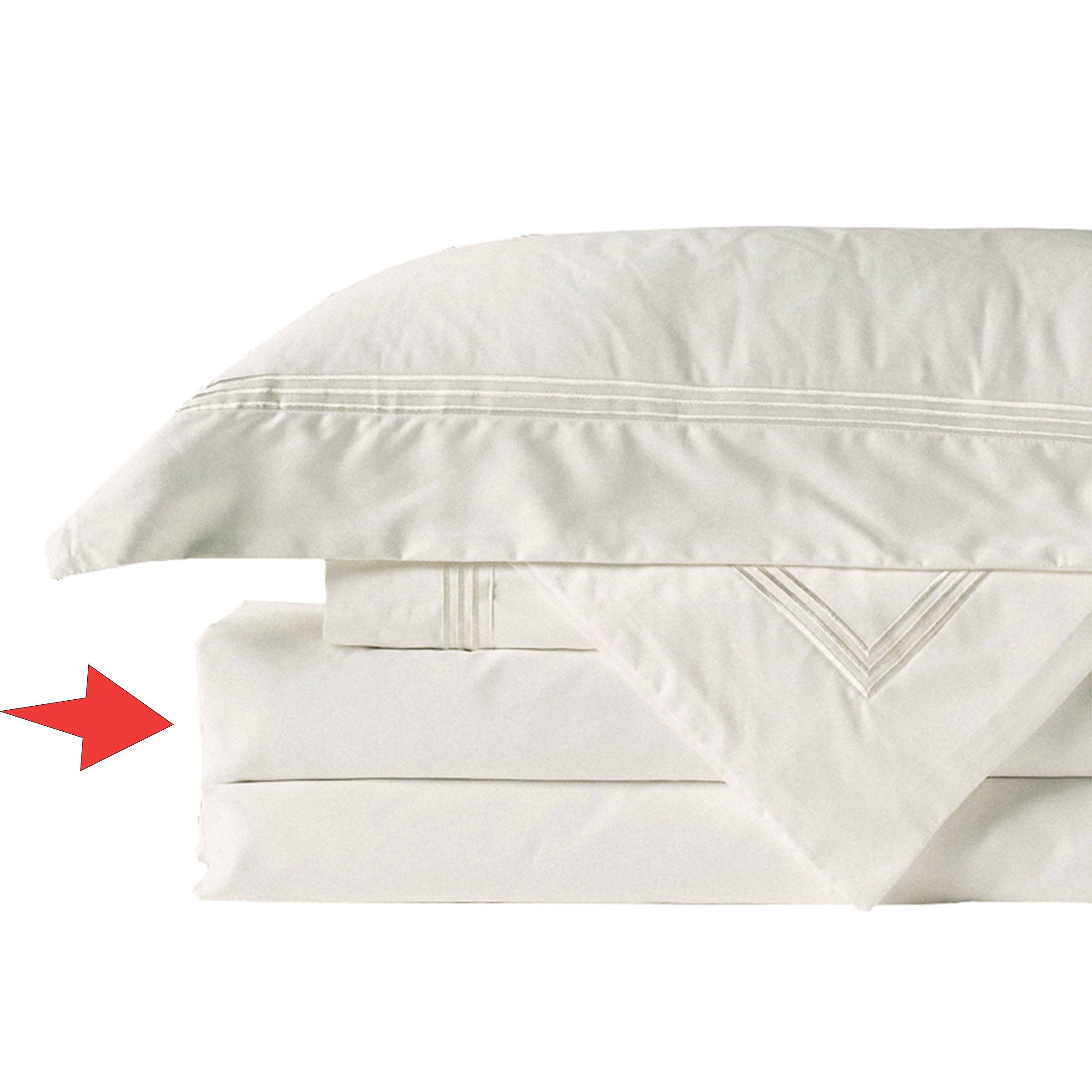 Elizabeth Satin Cotton Sheets Ebs-001 - Bed Sheets - ebarza Furniture UAE | Shop Modern Furniture in Abu Dhabi & Dubai - مفروشات ايبازرا في الامارات | تسوق اثاث عصري وديكورات مميزة في دبي وابوظبي