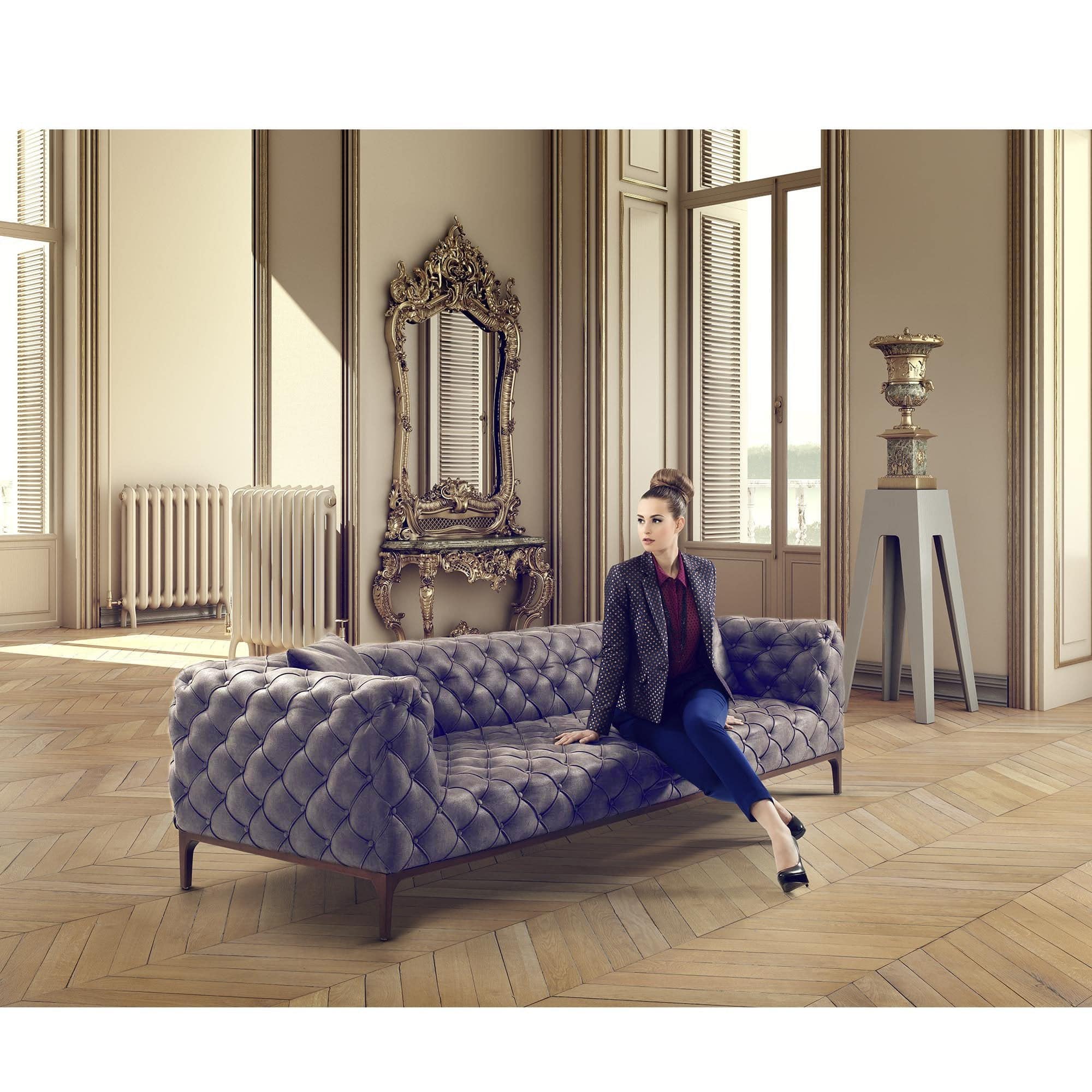 Fashion Sofa And 2 Cushions Fas001 - Sofas - ebarza Furniture UAE | Shop Modern Furniture in Abu Dhabi & Dubai - مفروشات ايبازرا في الامارات | تسوق اثاث عصري وديكورات مميزة في دبي وابوظبي