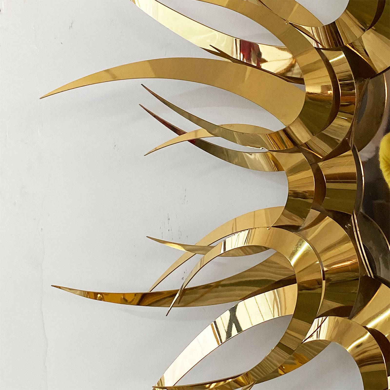 Flame Handcrafted Stainless Steel Artwork Bg2020118 - Artwork - ebarza Furniture UAE | Shop Modern Furniture in Abu Dhabi & Dubai - مفروشات ايبازرا في الامارات | تسوق اثاث عصري وديكورات مميزة في دبي وابوظبي