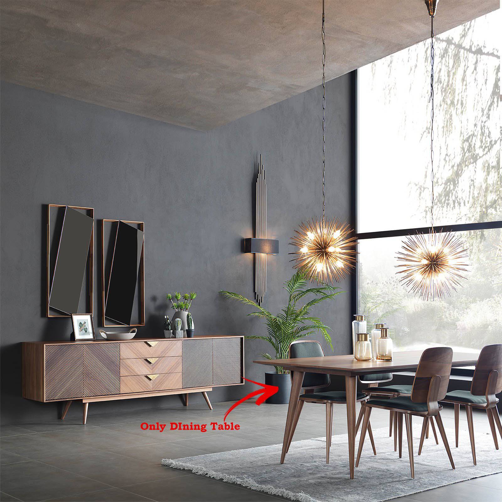 Florya Dining Table Floryatableonly - Dining Tables - ebarza Furniture UAE | Shop Modern Furniture in Abu Dhabi & Dubai - مفروشات ايبازرا في الامارات | تسوق اثاث عصري وديكورات مميزة في دبي وابوظبي