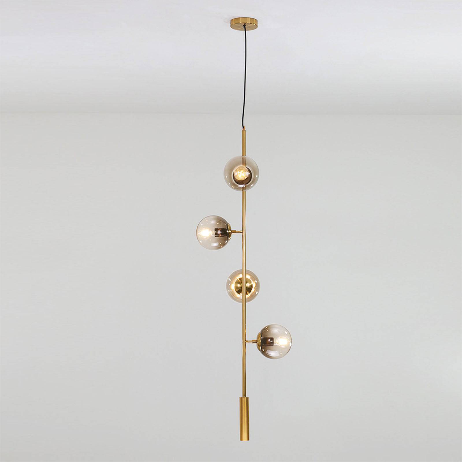 Gavle 4 Heads Pendant Lamp Cy-New-025-Br - Pendant Lamps - ebarza Furniture UAE | Shop Modern Furniture in Abu Dhabi & Dubai - مفروشات ايبازرا في الامارات | تسوق اثاث عصري وديكورات مميزة في دبي وابوظبي