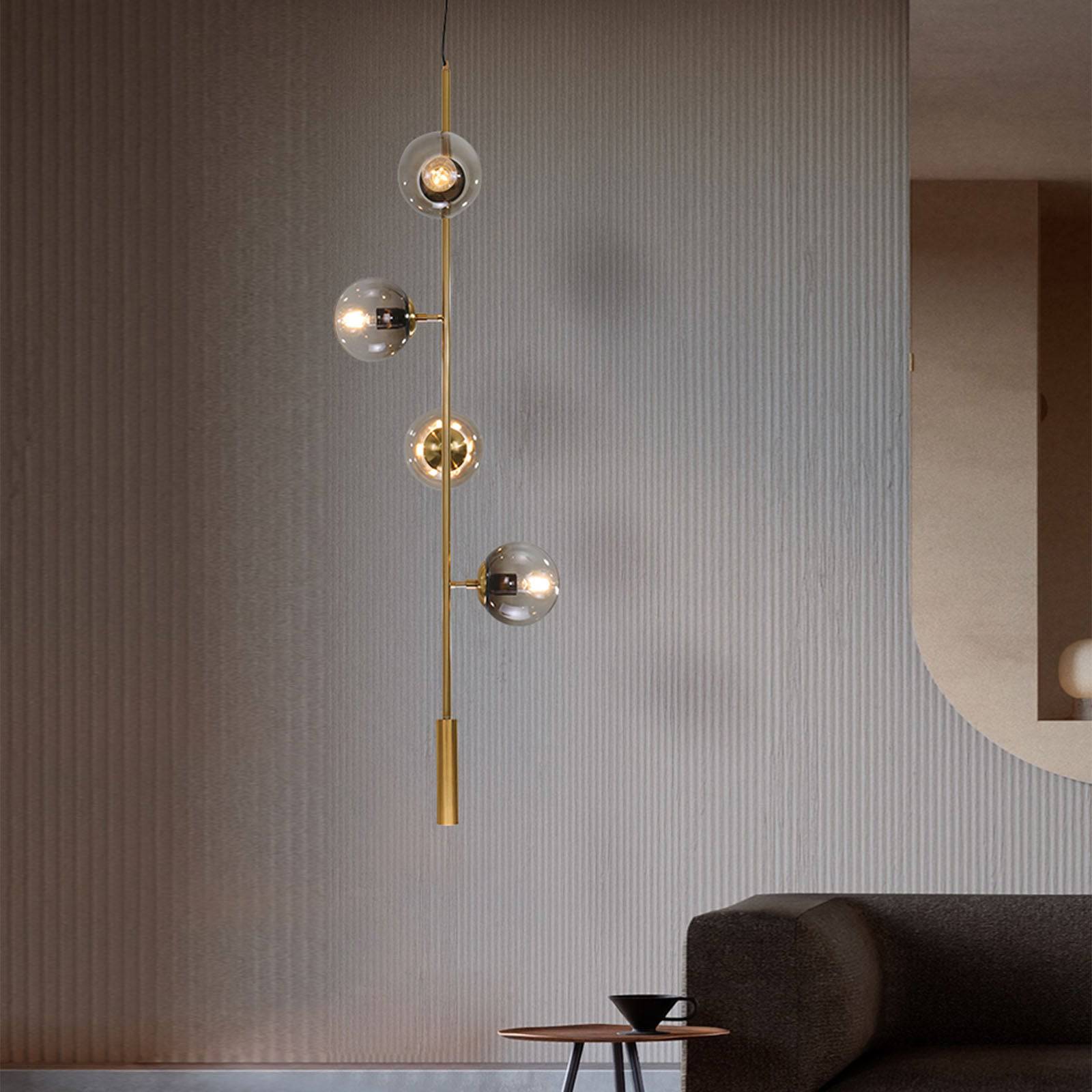 Gavle 4 Heads Pendant Lamp Cy-New-025-Br - Pendant Lamps - ebarza Furniture UAE | Shop Modern Furniture in Abu Dhabi & Dubai - مفروشات ايبازرا في الامارات | تسوق اثاث عصري وديكورات مميزة في دبي وابوظبي