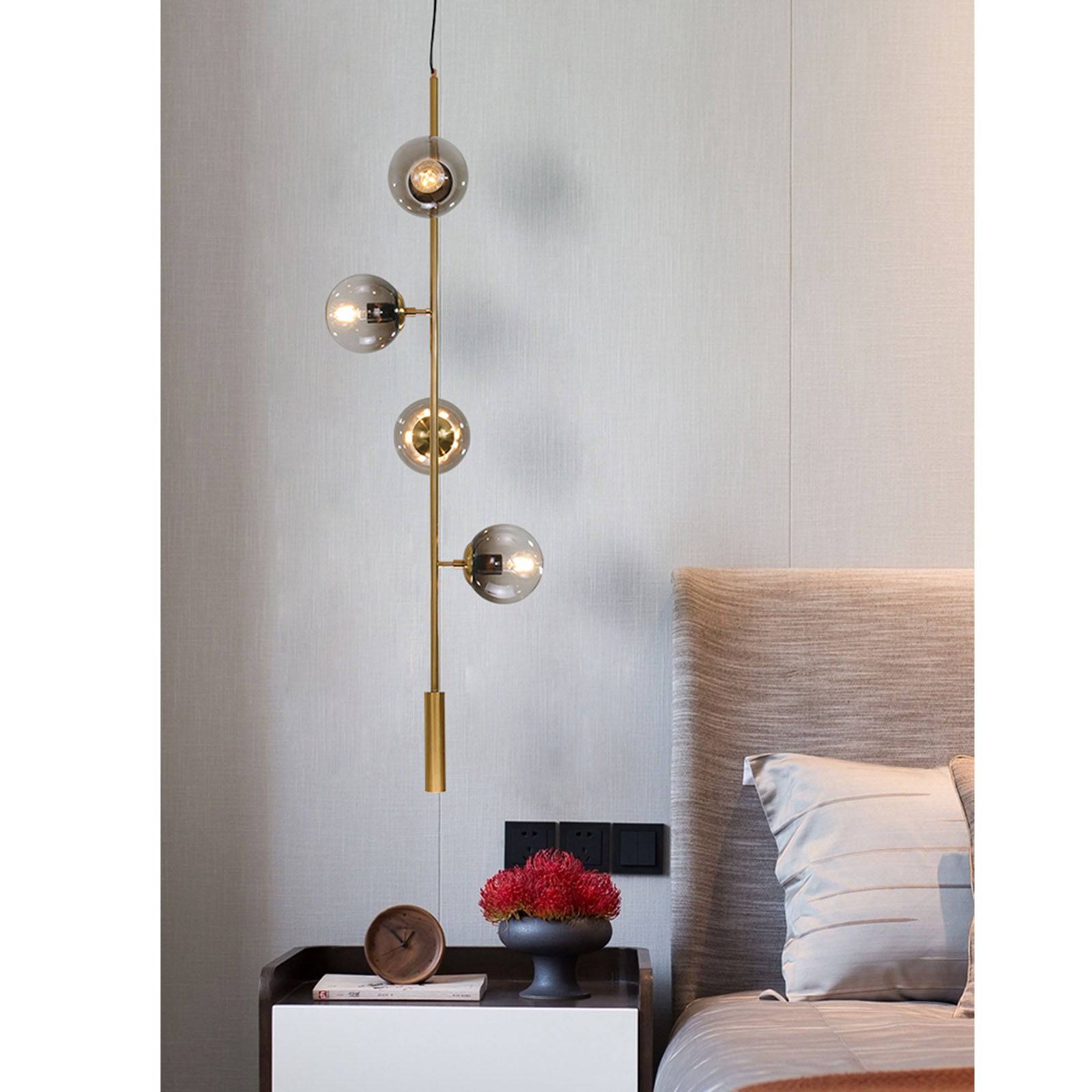 Gavle 4 Heads Pendant Lamp Cy-New-025-Br - Pendant Lamps - ebarza Furniture UAE | Shop Modern Furniture in Abu Dhabi & Dubai - مفروشات ايبازرا في الامارات | تسوق اثاث عصري وديكورات مميزة في دبي وابوظبي