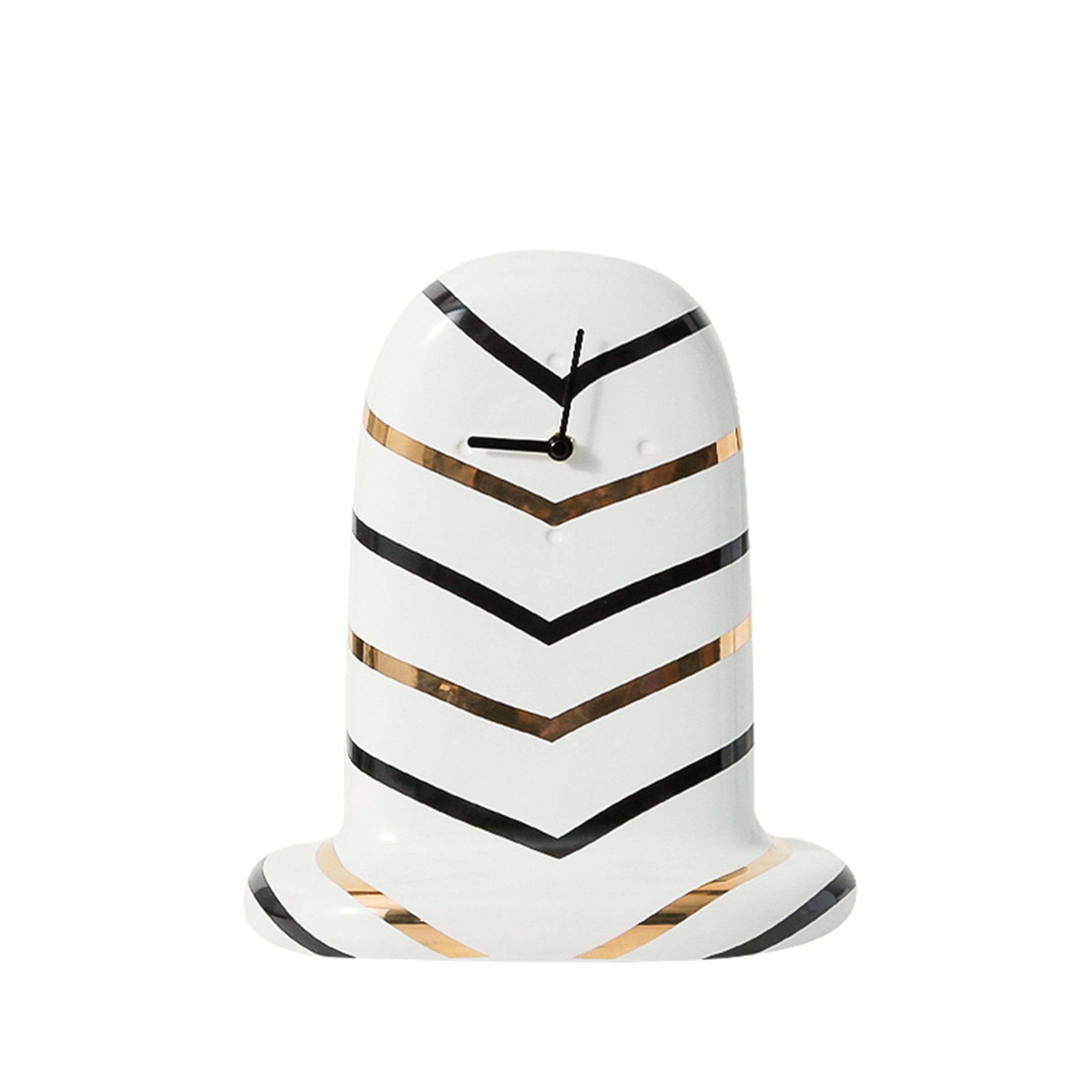 Geometric Table Clock-A Fa-D21089A - Home Decor Figurines - ebarza Furniture UAE | Shop Modern Furniture in Abu Dhabi & Dubai - مفروشات ايبازرا في الامارات | تسوق اثاث عصري وديكورات مميزة في دبي وابوظبي