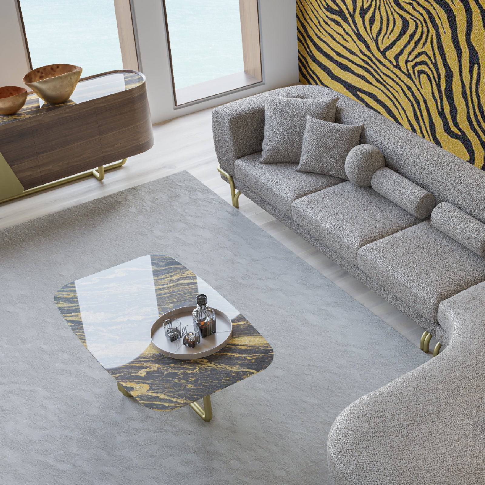 Giallo Center Table Giloct-049 - Coffee Tables - ebarza Furniture UAE | Shop Modern Furniture in Abu Dhabi & Dubai - مفروشات ايبازرا في الامارات | تسوق اثاث عصري وديكورات مميزة في دبي وابوظبي
