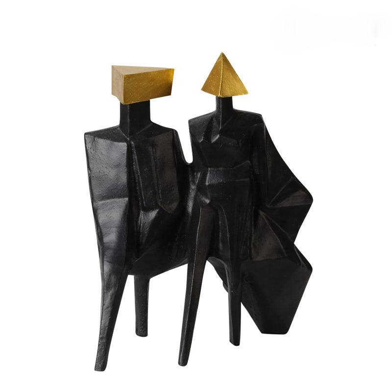 Golden Block Figure Decoration-A Fa-Sz2015A - Home Decor Figurines - ebarza Furniture UAE | Shop Modern Furniture in Abu Dhabi & Dubai - مفروشات ايبازرا في الامارات | تسوق اثاث عصري وديكورات مميزة في دبي وابوظبي