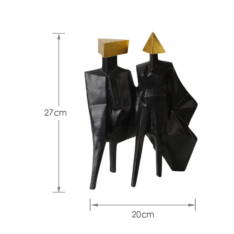 Golden Block Figure Decoration-A Fa-Sz2015A - Home Decor Figurines - ebarza Furniture UAE | Shop Modern Furniture in Abu Dhabi & Dubai - مفروشات ايبازرا في الامارات | تسوق اثاث عصري وديكورات مميزة في دبي وابوظبي