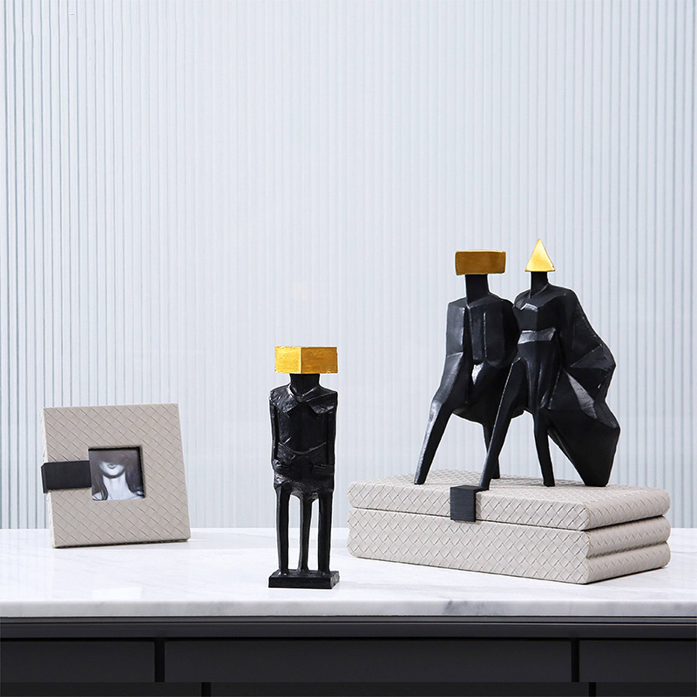 Golden Block Figure Decoration-A Fa-Sz2015A - Home Decor Figurines - ebarza Furniture UAE | Shop Modern Furniture in Abu Dhabi & Dubai - مفروشات ايبازرا في الامارات | تسوق اثاث عصري وديكورات مميزة في دبي وابوظبي