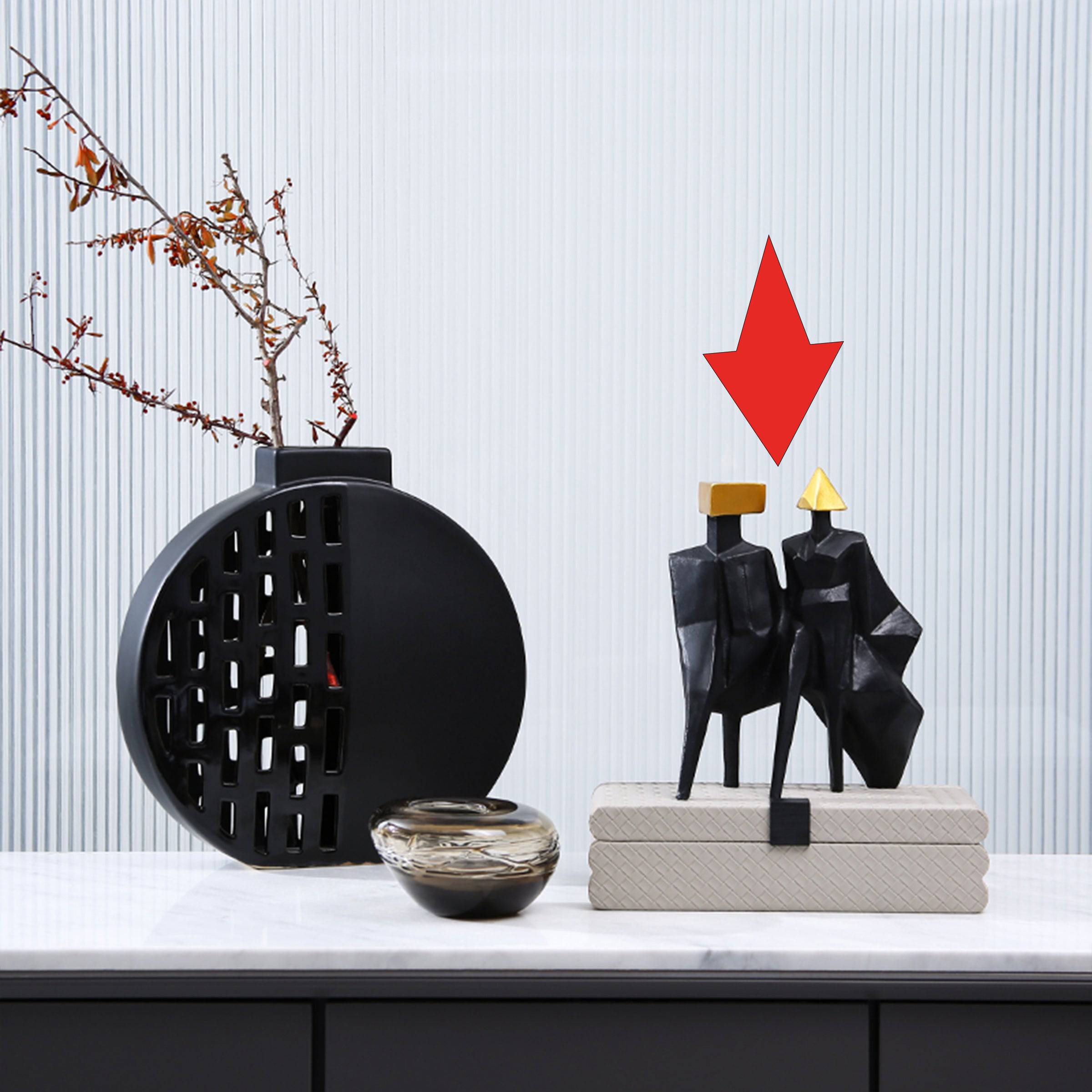 Golden Block Figure Decoration-A Fa-Sz2015A - Home Decor Figurines - ebarza Furniture UAE | Shop Modern Furniture in Abu Dhabi & Dubai - مفروشات ايبازرا في الامارات | تسوق اثاث عصري وديكورات مميزة في دبي وابوظبي