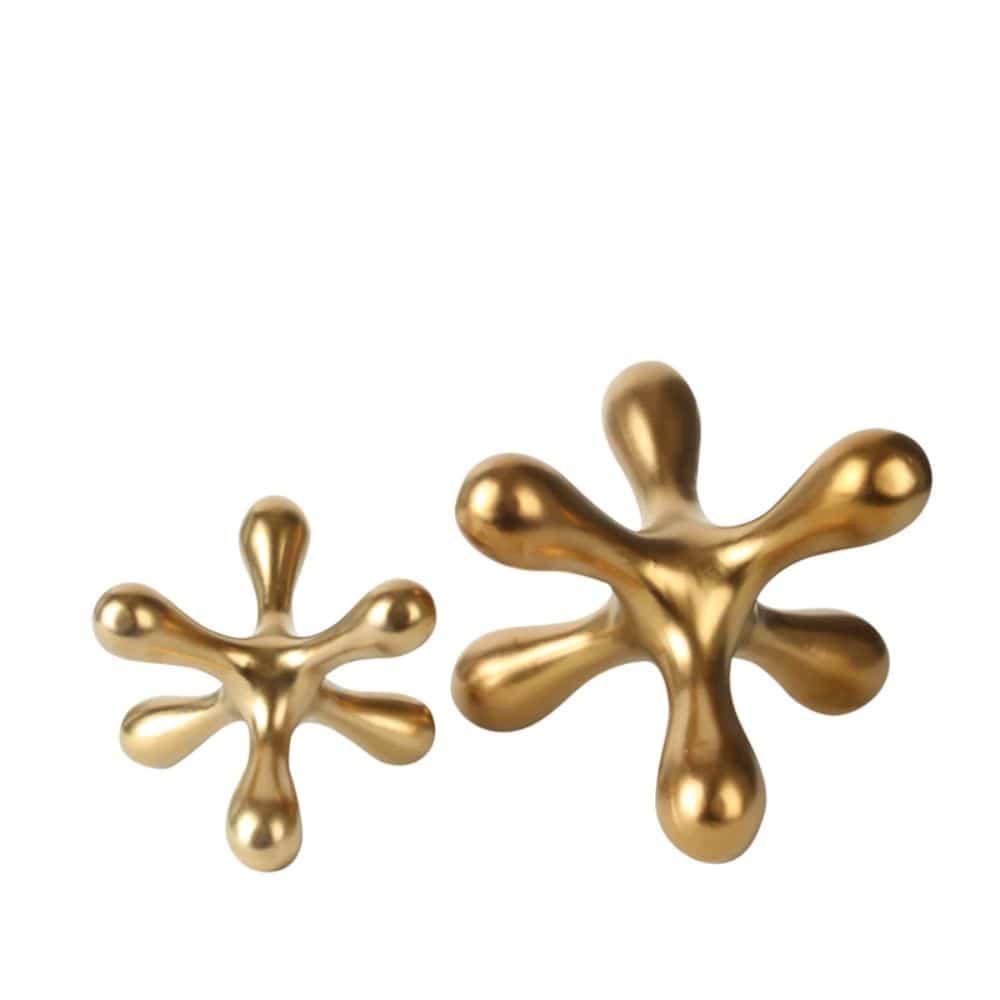 Golden Hexagonal Decoration - B Fa-D2021B - Home Decor Figurines - ebarza Furniture UAE | Shop Modern Furniture in Abu Dhabi & Dubai - مفروشات ايبازرا في الامارات | تسوق اثاث عصري وديكورات مميزة في دبي وابوظبي