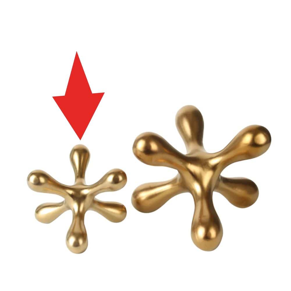 Golden Hexagonal Decoration - B Fa-D2021B - Home Decor Figurines - ebarza Furniture UAE | Shop Modern Furniture in Abu Dhabi & Dubai - مفروشات ايبازرا في الامارات | تسوق اثاث عصري وديكورات مميزة في دبي وابوظبي