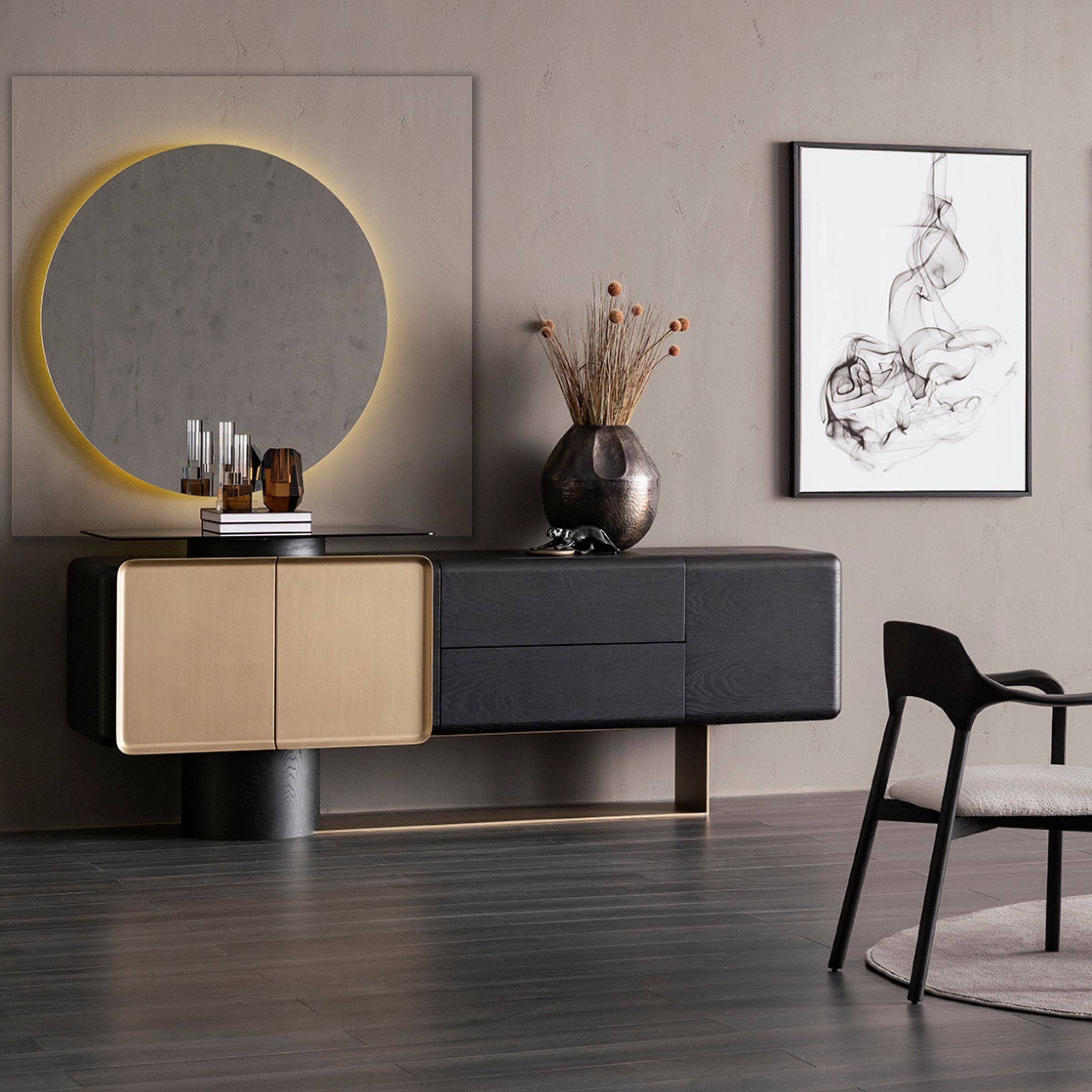 Grande CONSOLE MIRROR ORXGRND-MRR110 - Mirrors - ebarza Furniture UAE | Shop Modern Furniture in Abu Dhabi & Dubai - مفروشات ايبازرا في الامارات | تسوق اثاث عصري وديكورات مميزة في دبي وابوظبي