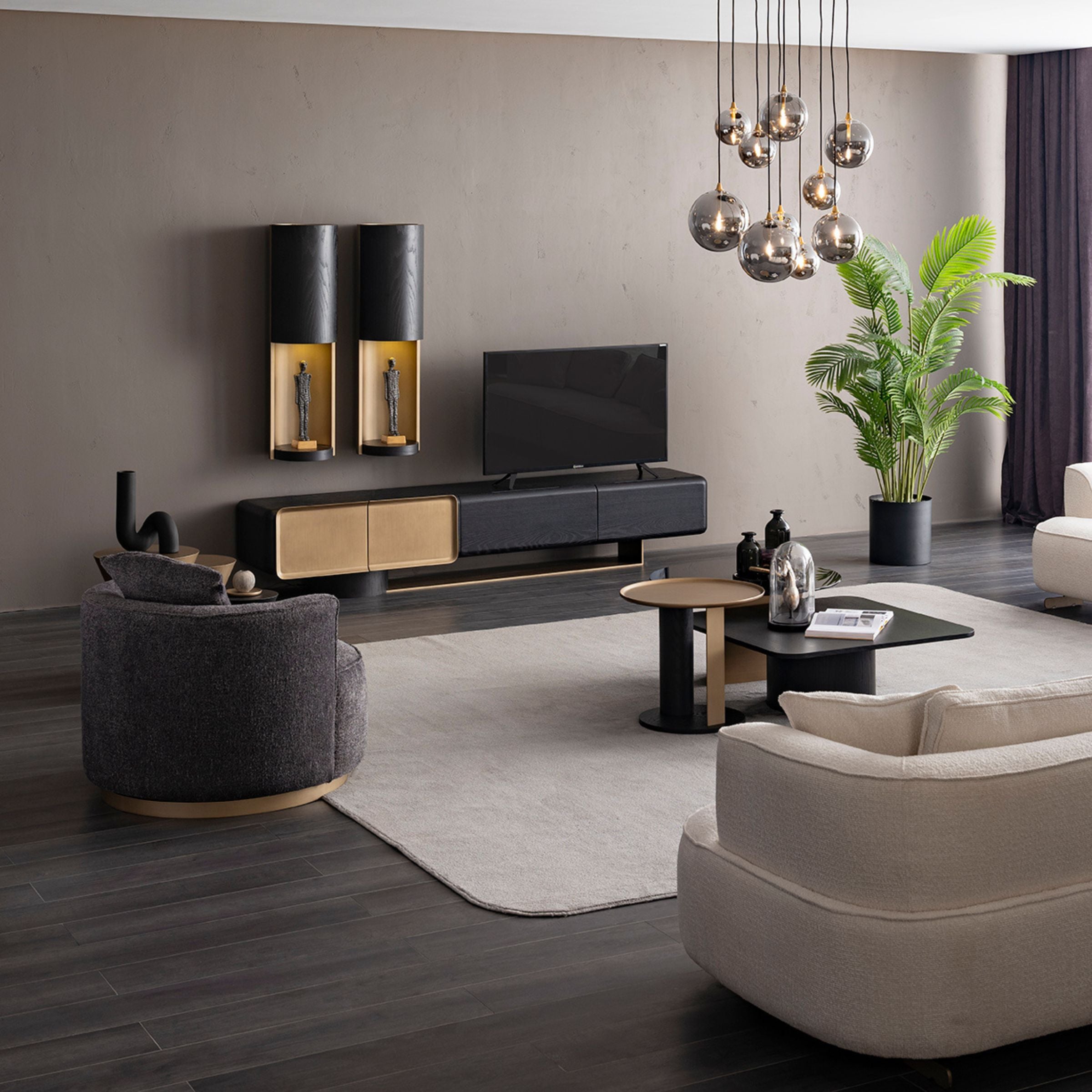 Grande Set of 2 Wall shelves ORXGRND-TVU255 - TV Units - ebarza Furniture UAE | Shop Modern Furniture in Abu Dhabi & Dubai - مفروشات ايبازرا في الامارات | تسوق اثاث عصري وديكورات مميزة في دبي وابوظبي