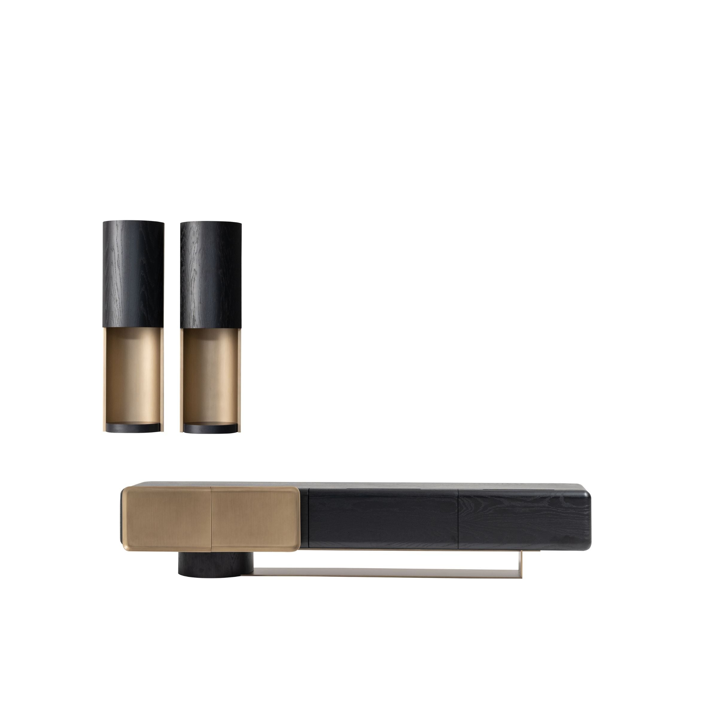 Display Item - Grande Set of 2 Wall shelves ORXGRND-TVU255 Nakheel - DISPLAY ITEM - ebarza Furniture UAE | Shop Modern Furniture in Abu Dhabi & Dubai - مفروشات ايبازرا في الامارات | تسوق اثاث عصري وديكورات مميزة في دبي وابوظبي