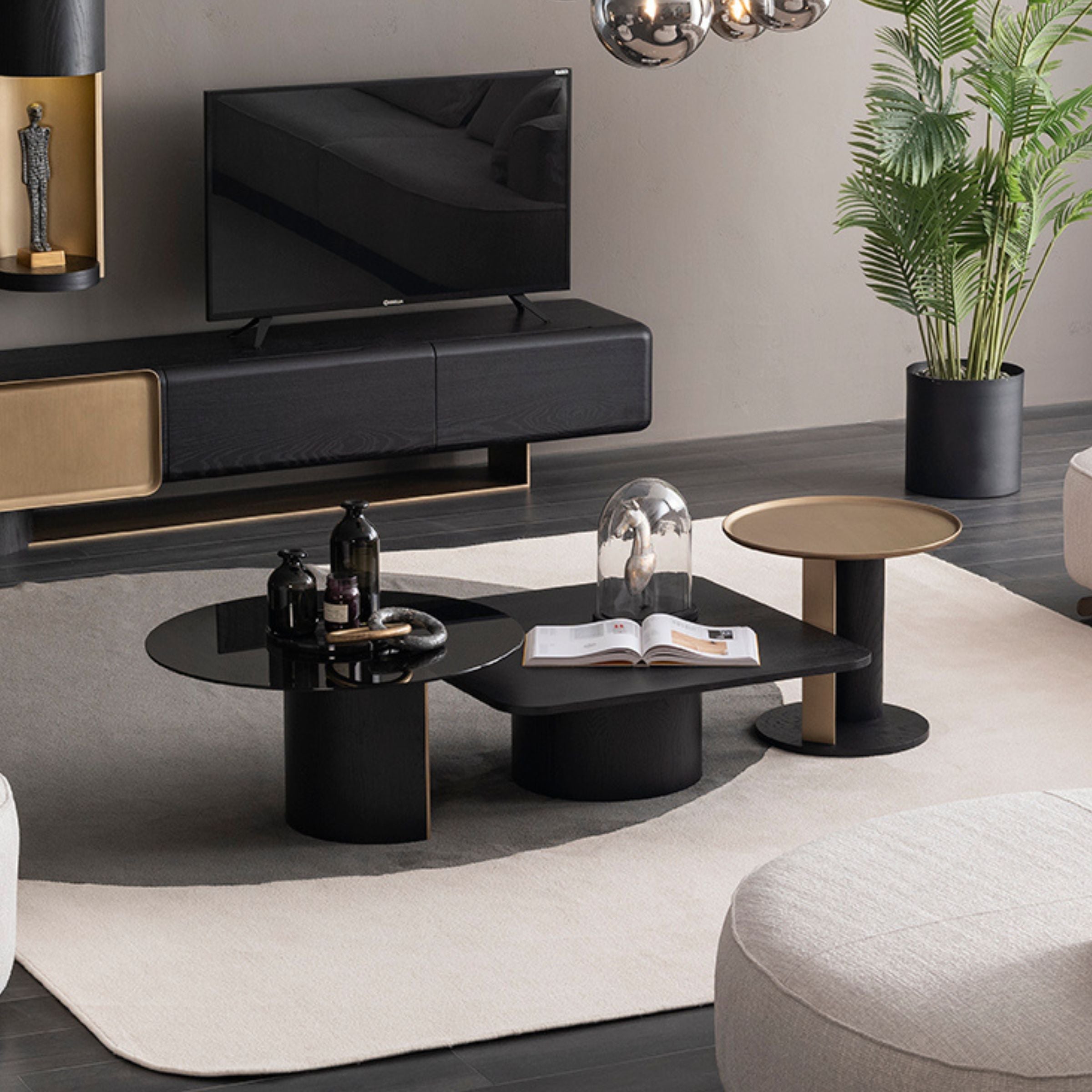 Grande Side Table ORXGRND-ST55 - Side Tables - ebarza Furniture UAE | Shop Modern Furniture in Abu Dhabi & Dubai - مفروشات ايبازرا في الامارات | تسوق اثاث عصري وديكورات مميزة في دبي وابوظبي