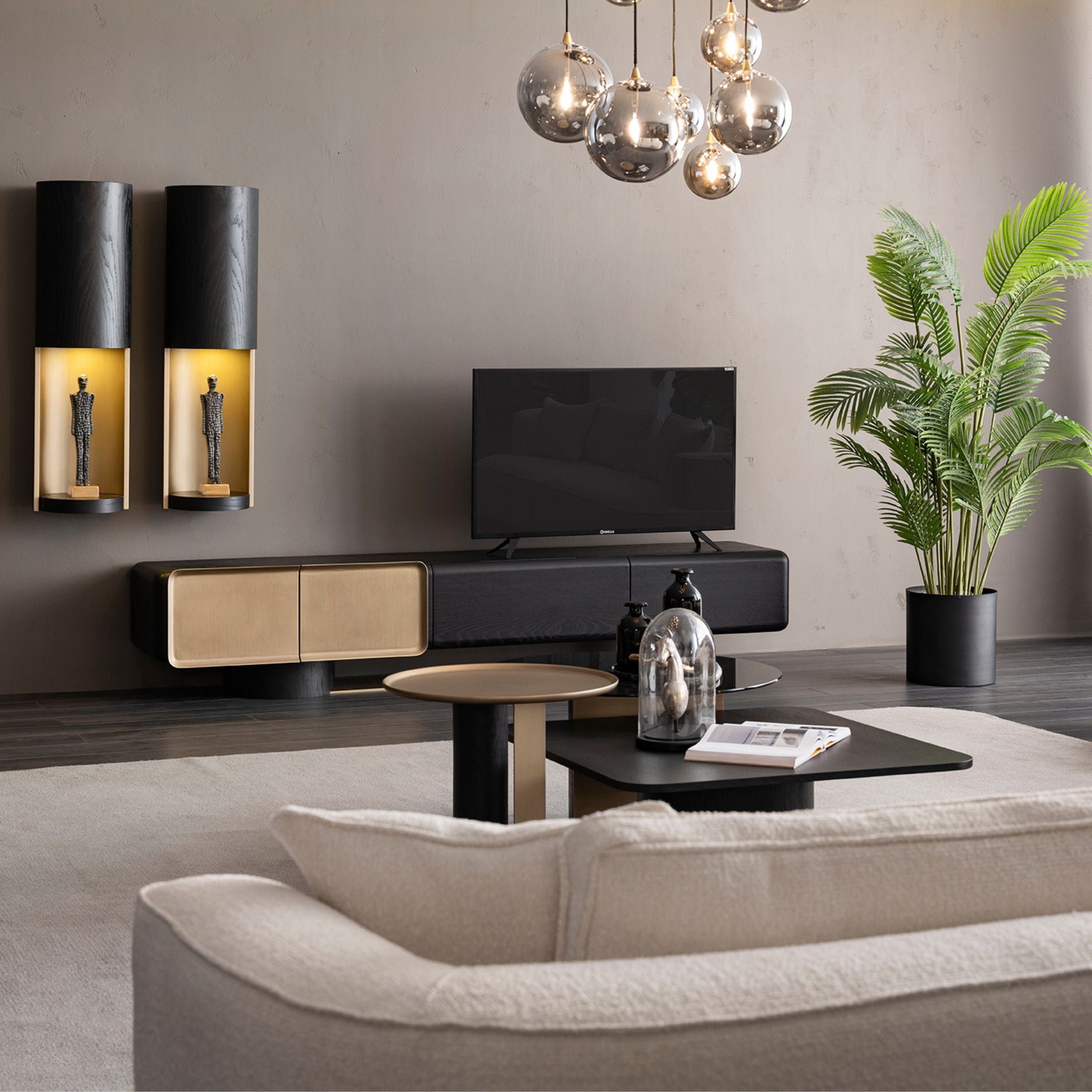 Grande Side Table ORXGRND-ST55 - Side Tables - ebarza Furniture UAE | Shop Modern Furniture in Abu Dhabi & Dubai - مفروشات ايبازرا في الامارات | تسوق اثاث عصري وديكورات مميزة في دبي وابوظبي