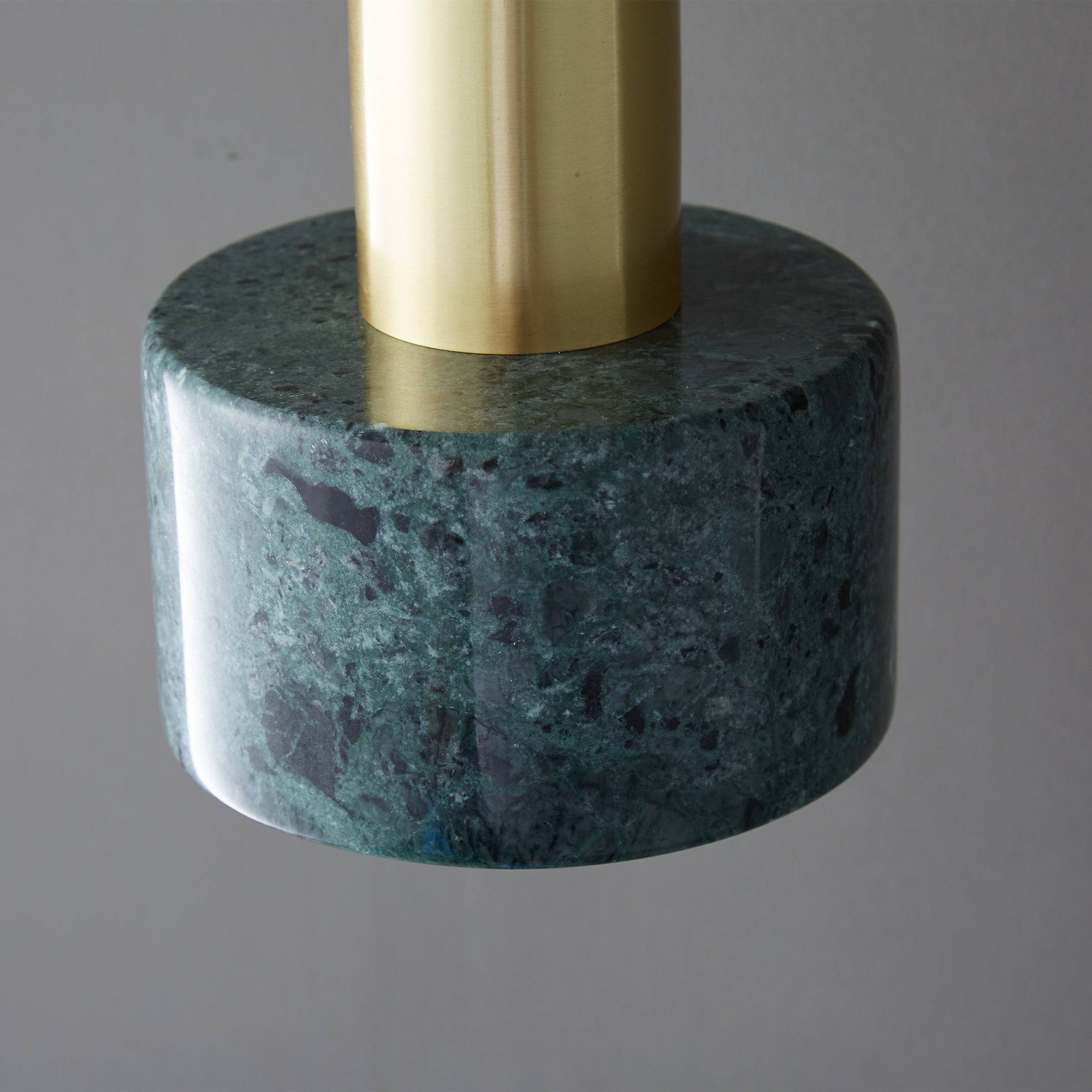 Green Marble Pendant Lamp 7713-Gn - Pendant Lamps - ebarza Furniture UAE | Shop Modern Furniture in Abu Dhabi & Dubai - مفروشات ايبازرا في الامارات | تسوق اثاث عصري وديكورات مميزة في دبي وابوظبي