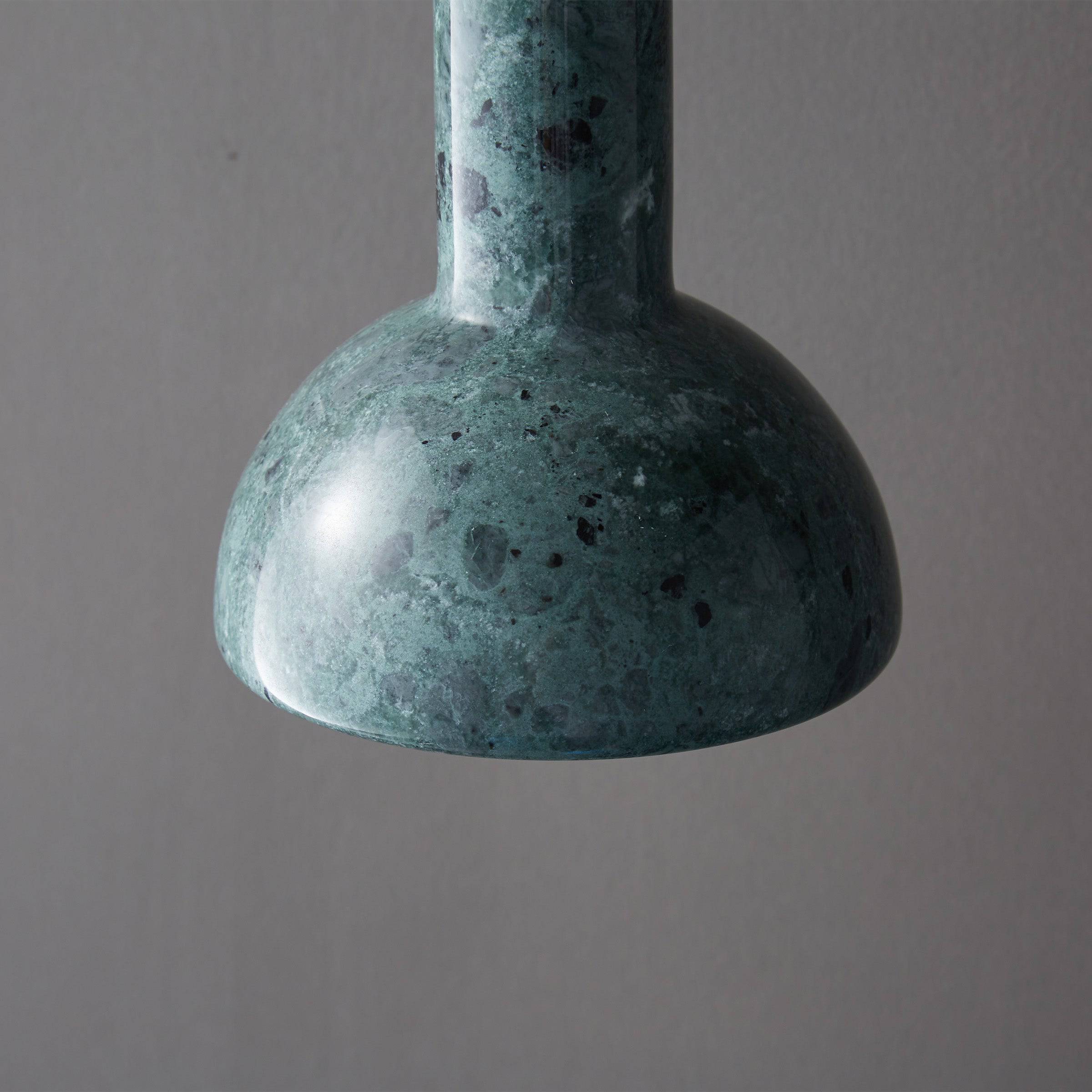 Green Marble Pendant Lamp 7716-Gn - Pendant Lamps - ebarza Furniture UAE | Shop Modern Furniture in Abu Dhabi & Dubai - مفروشات ايبازرا في الامارات | تسوق اثاث عصري وديكورات مميزة في دبي وابوظبي