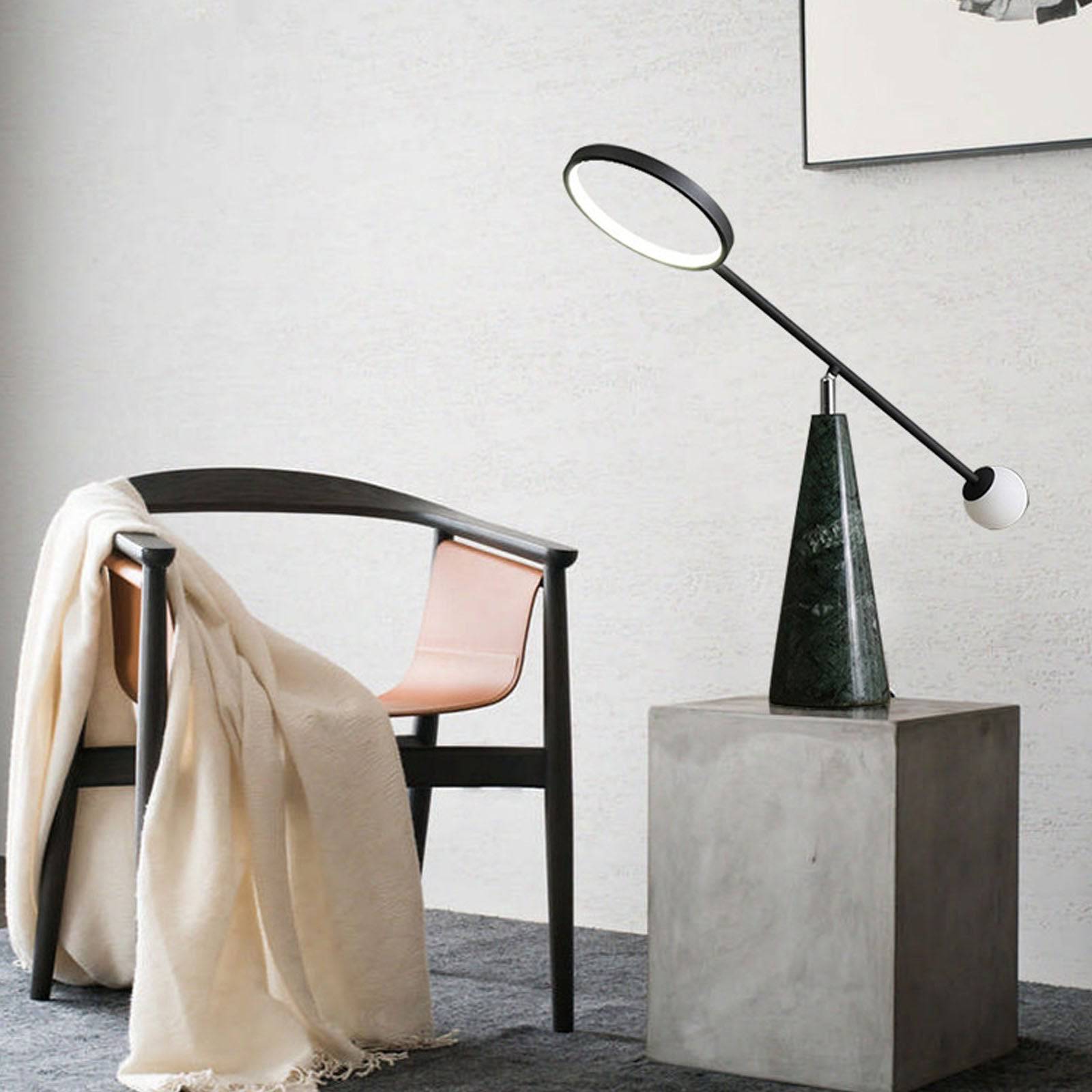 Greve Marble Table Lamp Cy-New-065 - Desk\table Lamps - ebarza Furniture UAE | Shop Modern Furniture in Abu Dhabi & Dubai - مفروشات ايبازرا في الامارات | تسوق اثاث عصري وديكورات مميزة في دبي وابوظبي