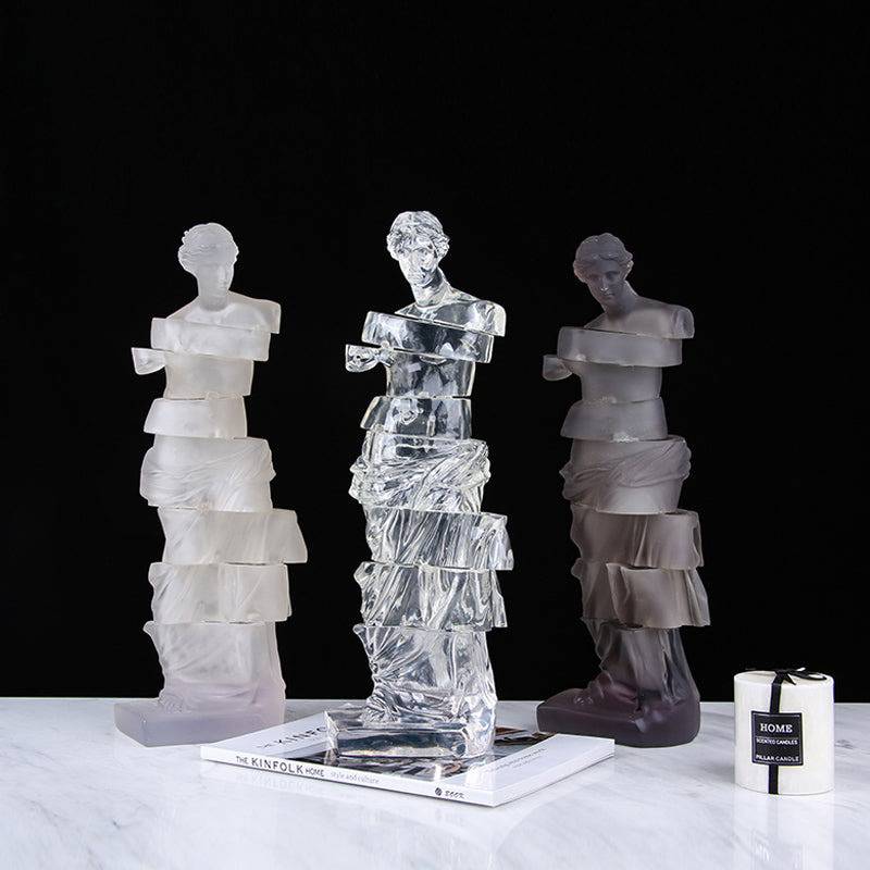 Grey Venus Sculpture Fb-Sz2012B - Home Decor Figurines - ebarza Furniture UAE | Shop Modern Furniture in Abu Dhabi & Dubai - مفروشات ايبازرا في الامارات | تسوق اثاث عصري وديكورات مميزة في دبي وابوظبي