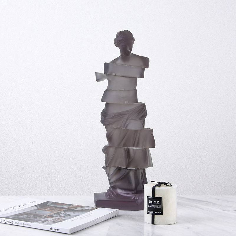 Grey Venus Sculpture Fb-Sz2012B - Home Decor Figurines - ebarza Furniture UAE | Shop Modern Furniture in Abu Dhabi & Dubai - مفروشات ايبازرا في الامارات | تسوق اثاث عصري وديكورات مميزة في دبي وابوظبي