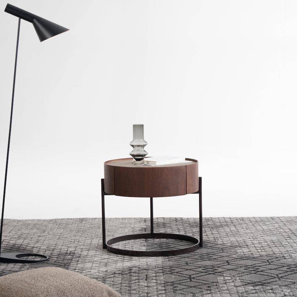 Gris Modern Side Table Ns008 - Side Tables - ebarza Furniture UAE | Shop Modern Furniture in Abu Dhabi & Dubai - مفروشات ايبازرا في الامارات | تسوق اثاث عصري وديكورات مميزة في دبي وابوظبي