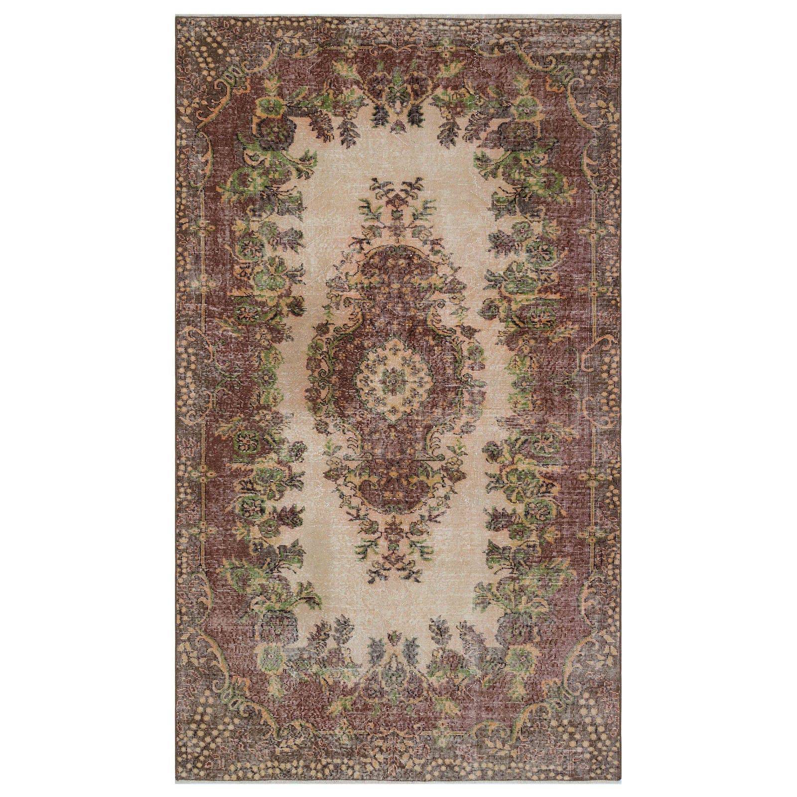Hali 163X280 Cmbursa Handmade Over Dyed Rug 1804 - Rugs - ebarza Furniture UAE | Shop Modern Furniture in Abu Dhabi & Dubai - مفروشات ايبازرا في الامارات | تسوق اثاث عصري وديكورات مميزة في دبي وابوظبي