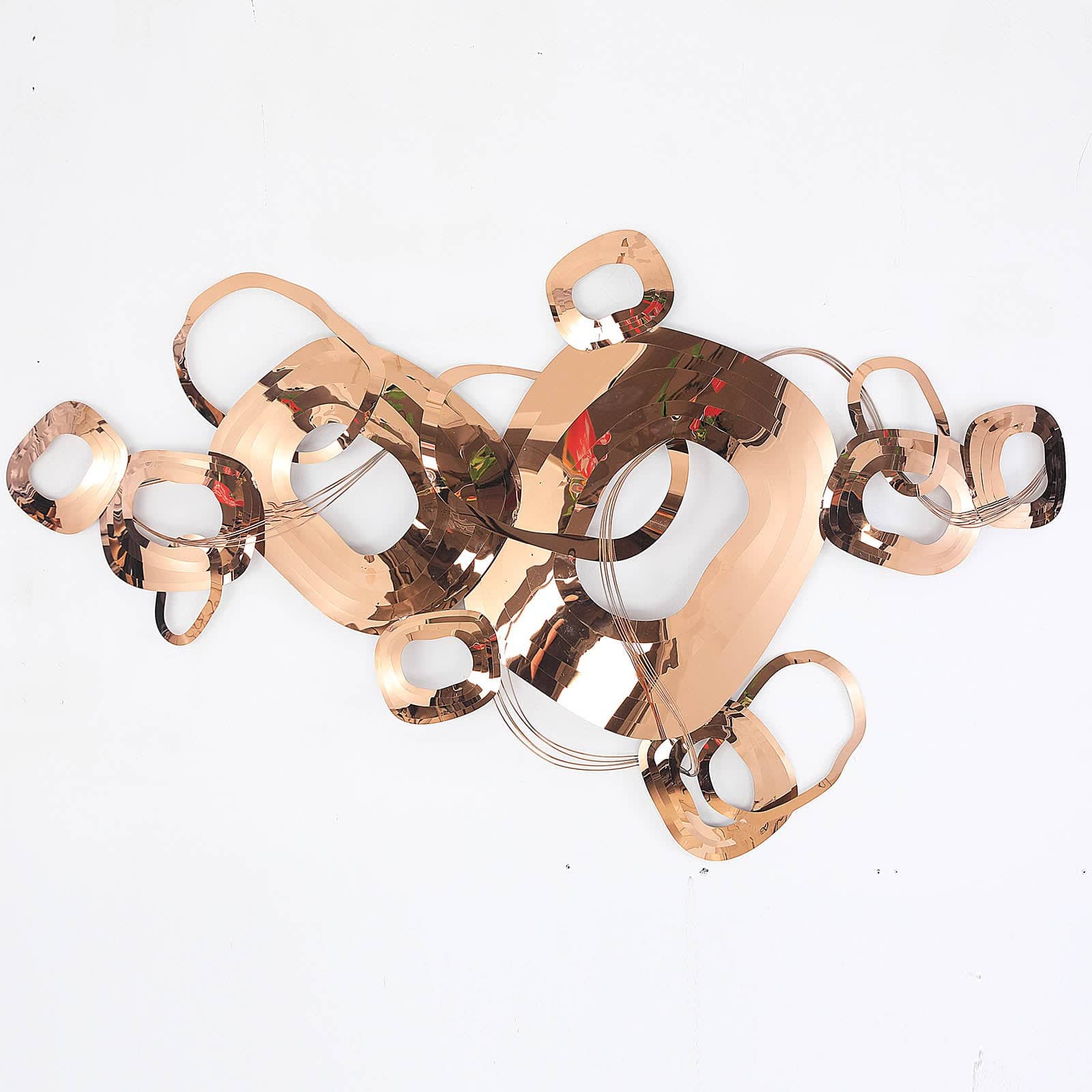 Display Item - Handcrafted Stainless Steel Artwork Z08006-Rg-Nakheel - DISPLAY ITEM - ebarza Furniture UAE | Shop Modern Furniture in Abu Dhabi & Dubai - مفروشات ايبازرا في الامارات | تسوق اثاث عصري وديكورات مميزة في دبي وابوظبي