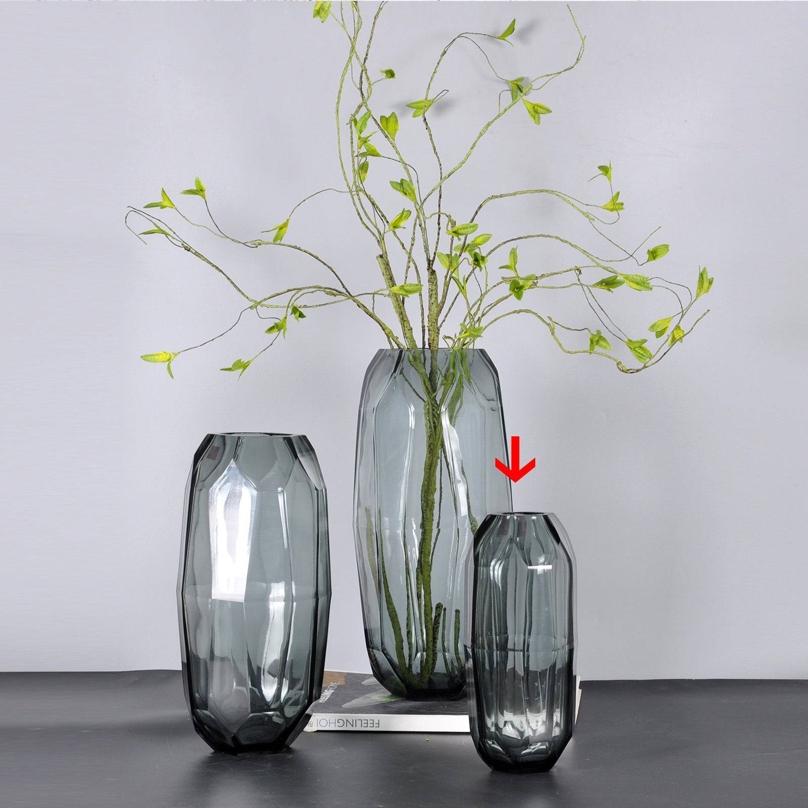 Handmade Balloton Glass Vase 15593-240 - Vases - ebarza Furniture UAE | Shop Modern Furniture in Abu Dhabi & Dubai - مفروشات ايبازرا في الامارات | تسوق اثاث عصري وديكورات مميزة في دبي وابوظبي